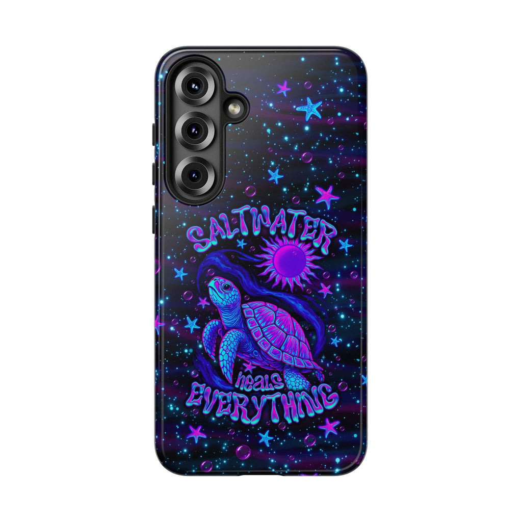 SALTWATER HEALS EVERYTHING TURTLE PHONE CASE  - TLNO1304262