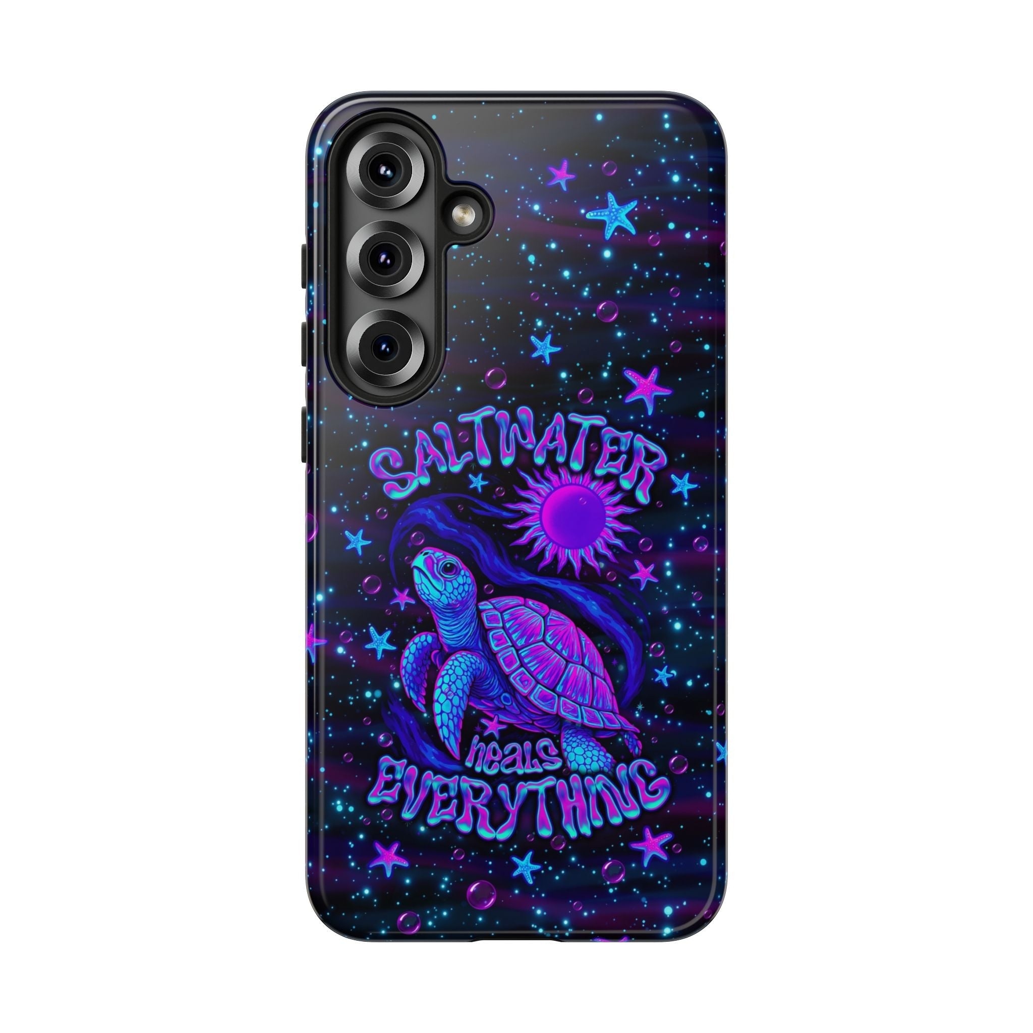 SALTWATER HEALS EVERYTHING TURTLE PHONE CASE  - TLNO1304262