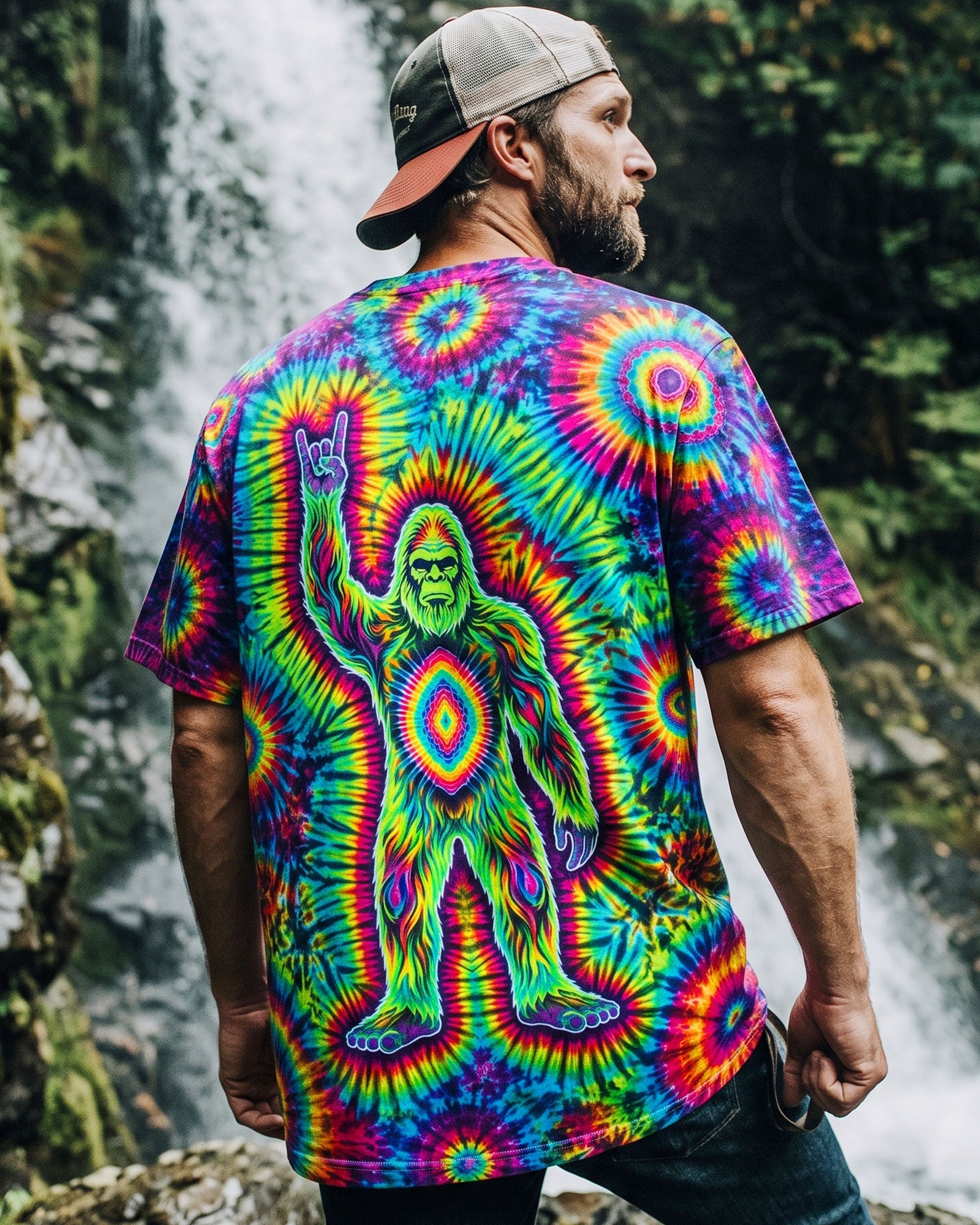 BIGFOOT ROCKIN' BURST ALL OVER PRINT  - TLTW2606263