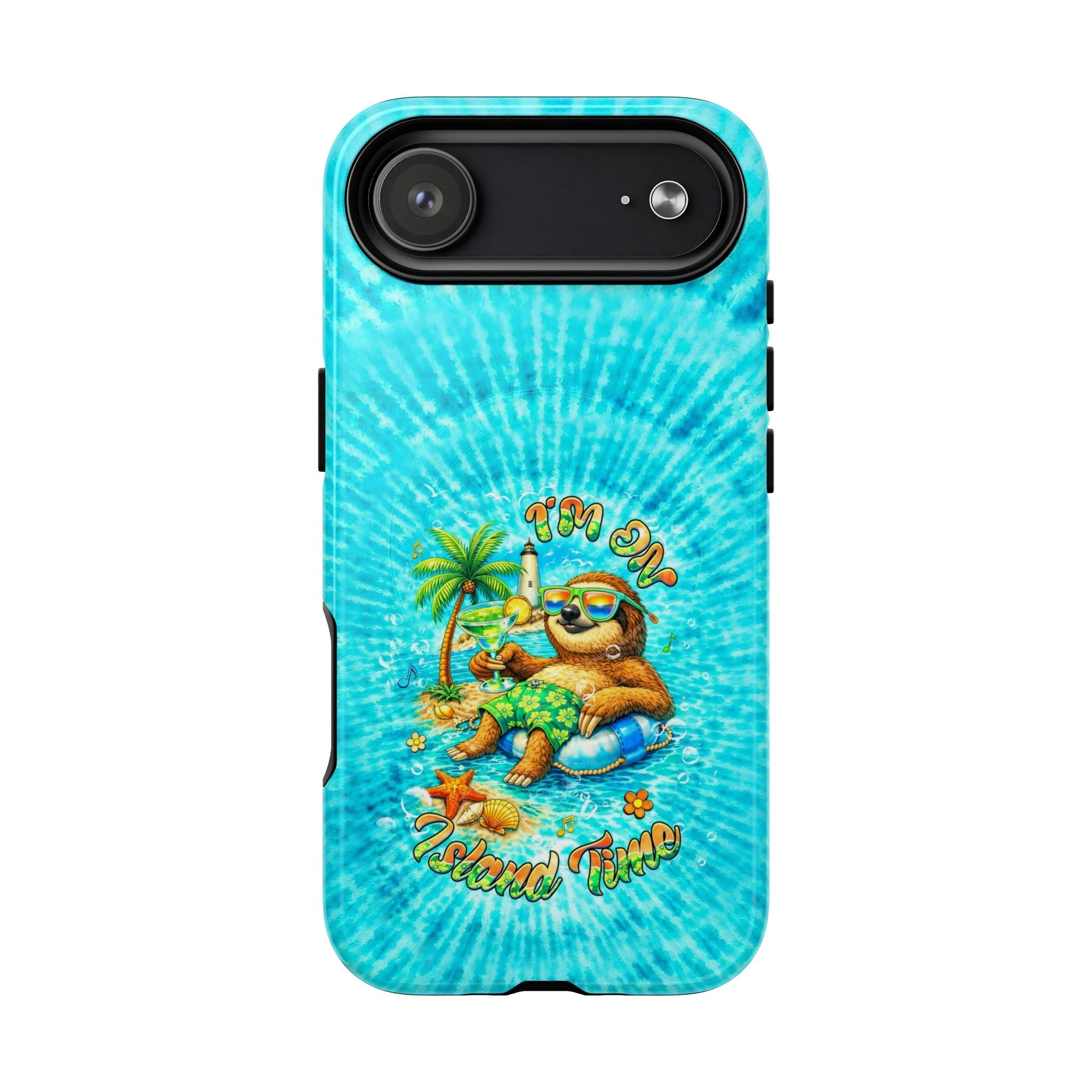 I'M ON ISLAND TIME SLOTH MAGNETIC  PHONE CASE  - TLHG1205264