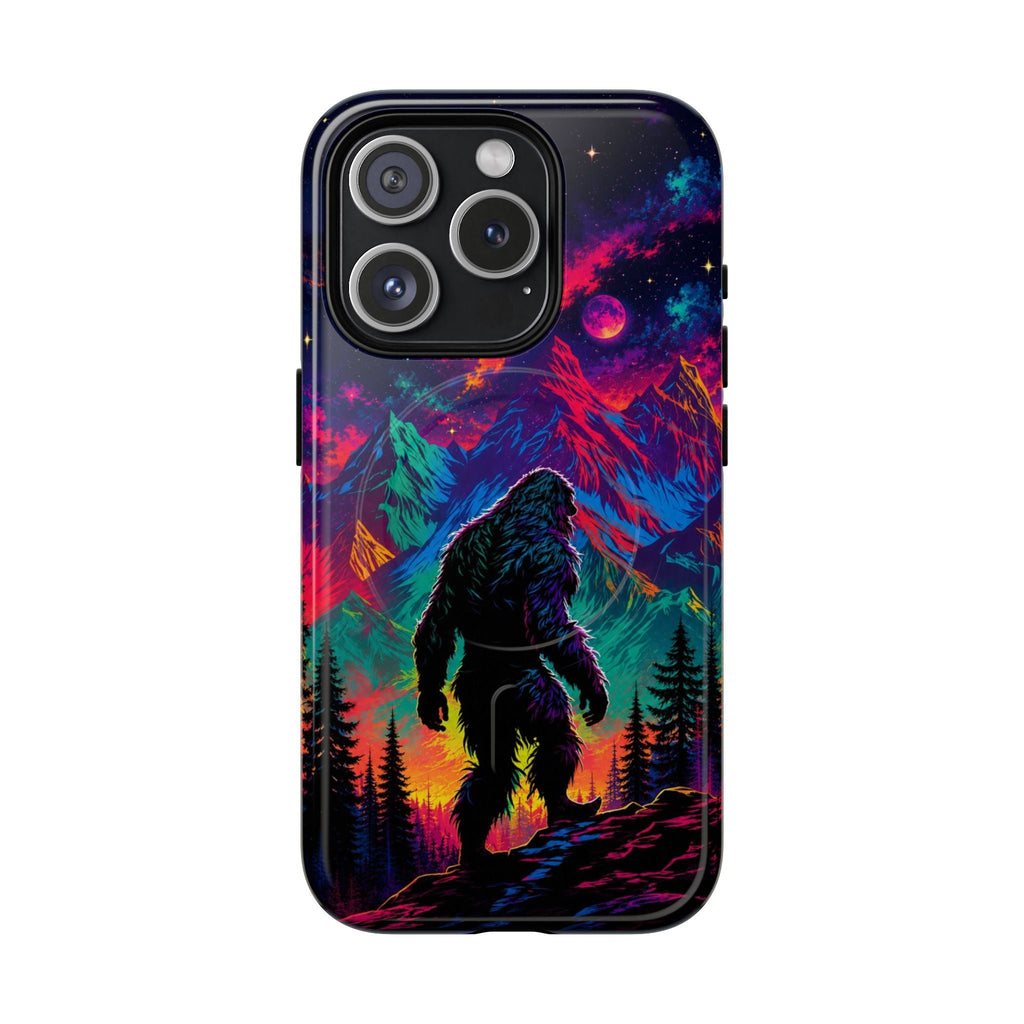 NEON WILDERNESS BIGFOOT MAGNETIC PHONE CASE   - TLHN1905264