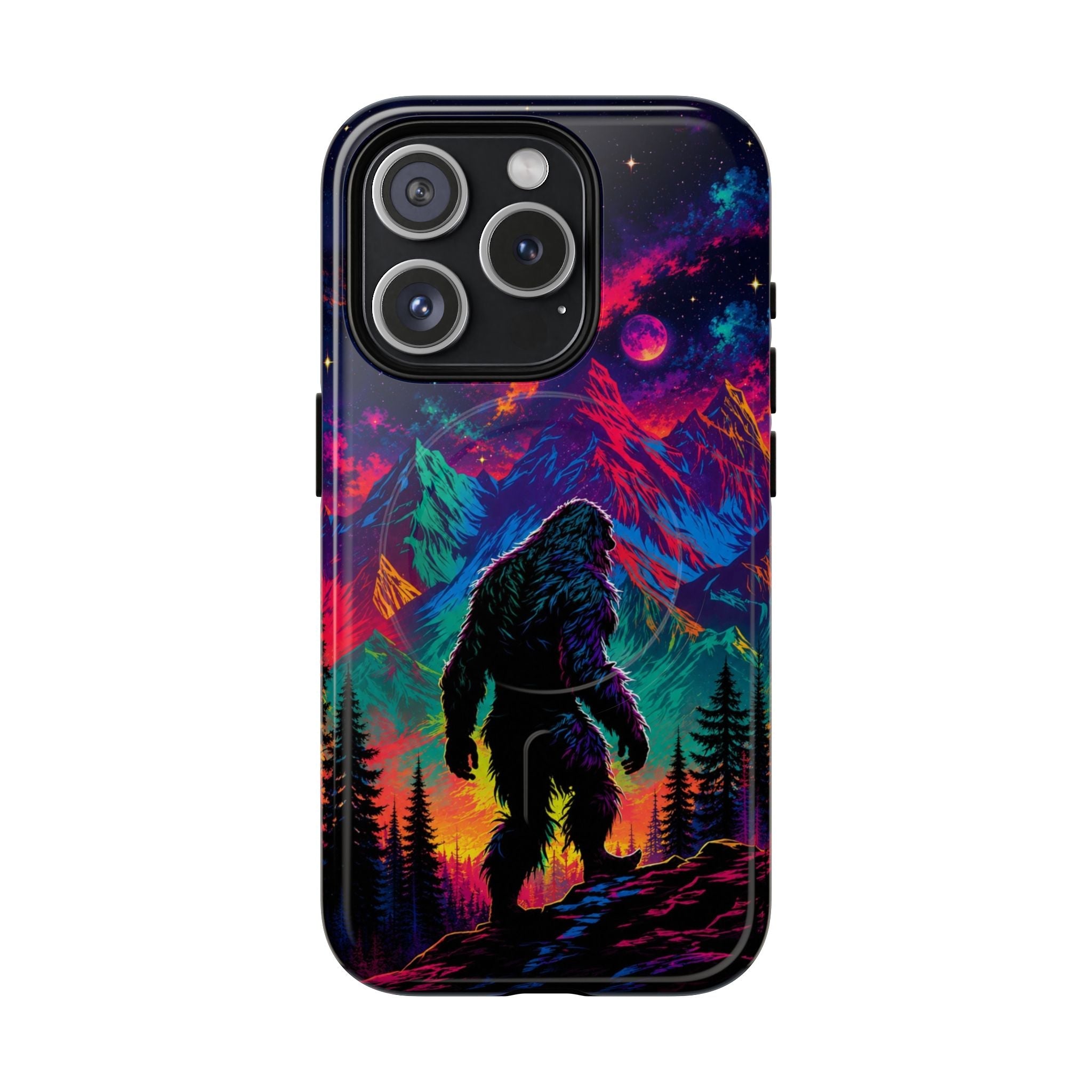 NEON WILDERNESS BIGFOOT MAGNETIC PHONE CASE   - TLHN1905264