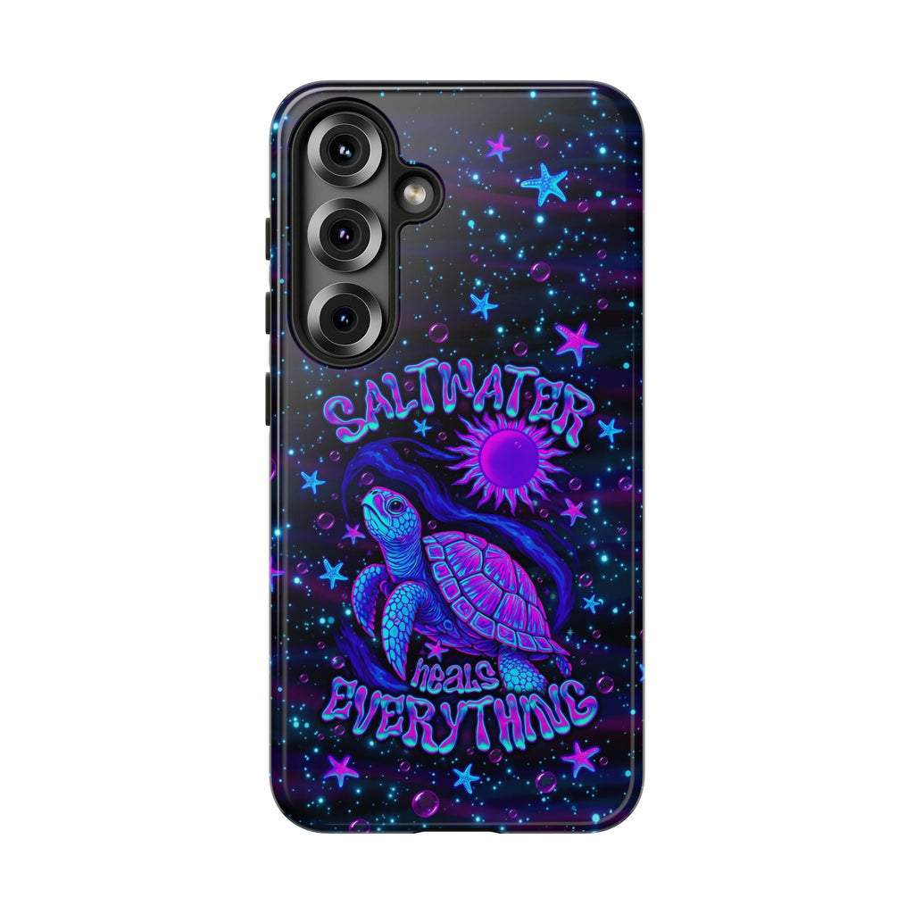 SALTWATER HEALS EVERYTHING TURTLE PHONE CASE  - TLNO1304262