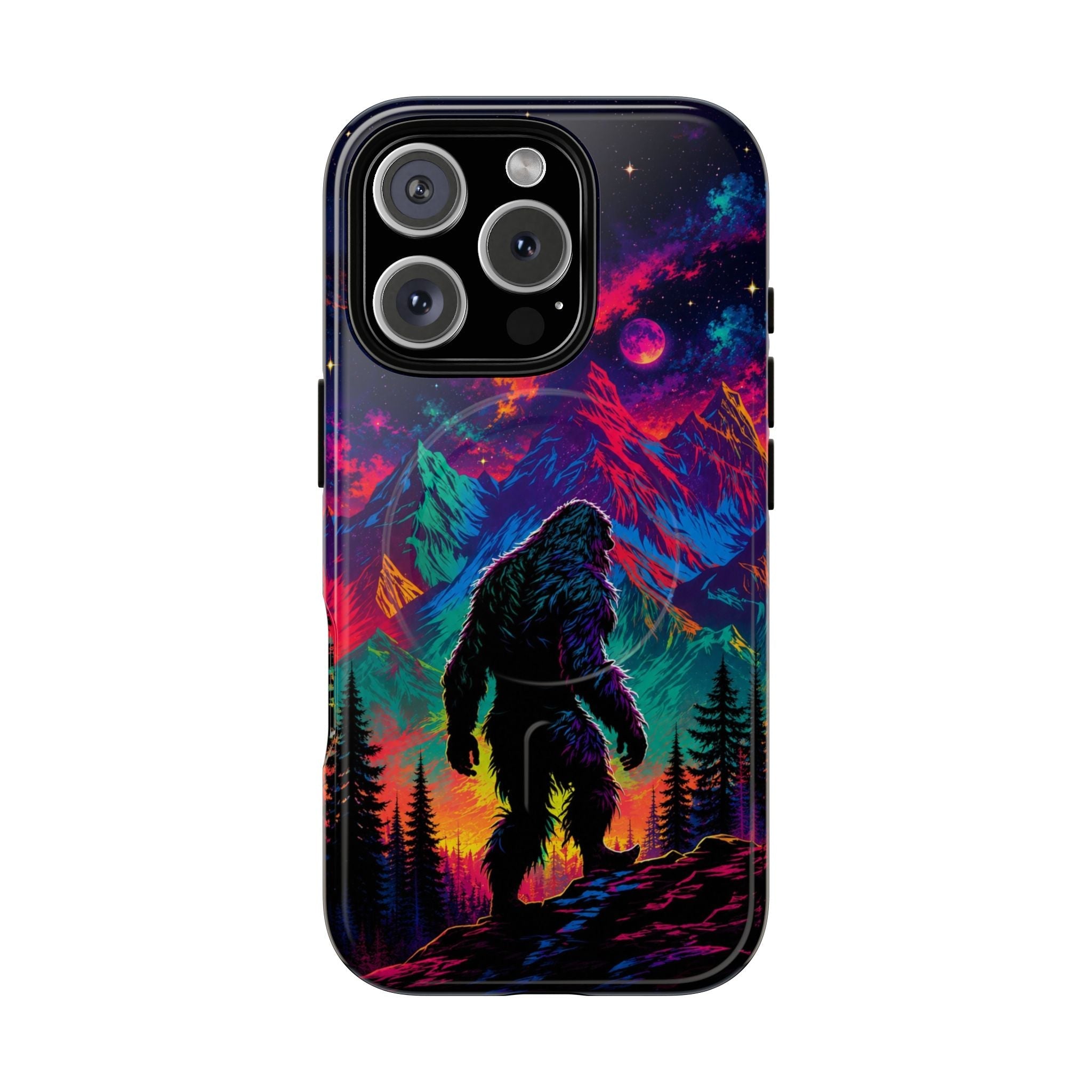 NEON WILDERNESS BIGFOOT MAGNETIC PHONE CASE   - TLHN1905264