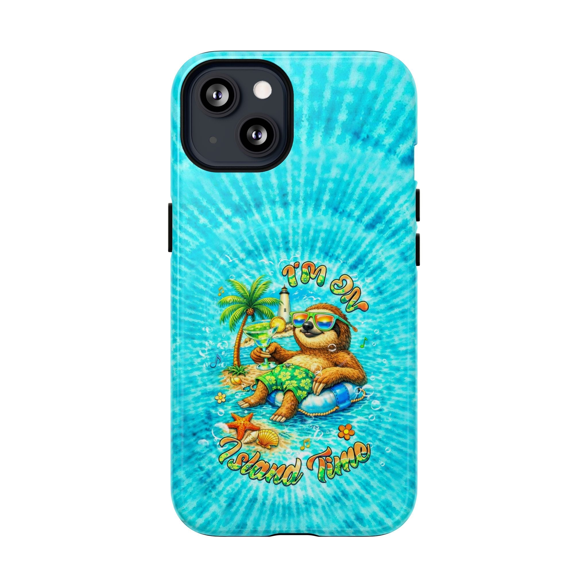 I'M ON ISLAND TIME SLOTH MAGNETIC  PHONE CASE  - TLHG1205264