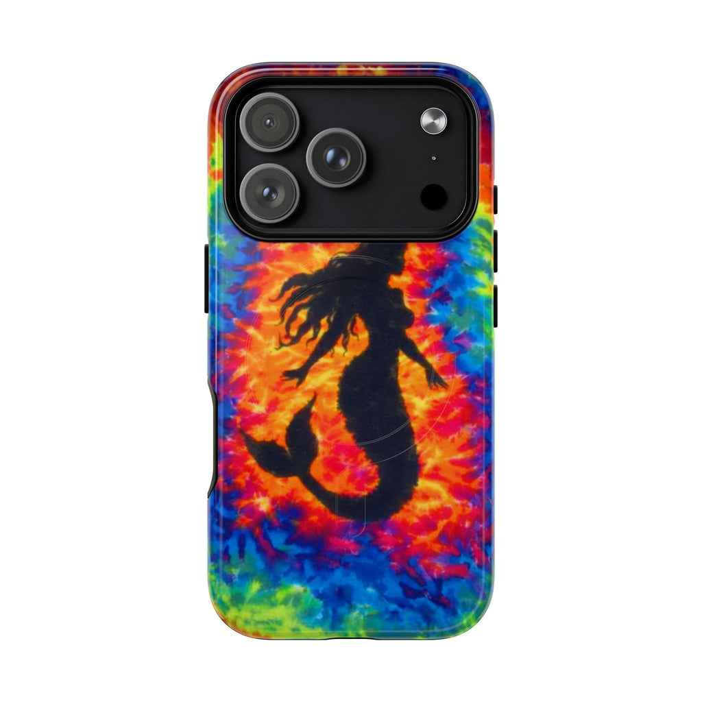 MERMAID COLORFUL SWIRL MAGNETIC PHONE CASE  - TLTW2105264