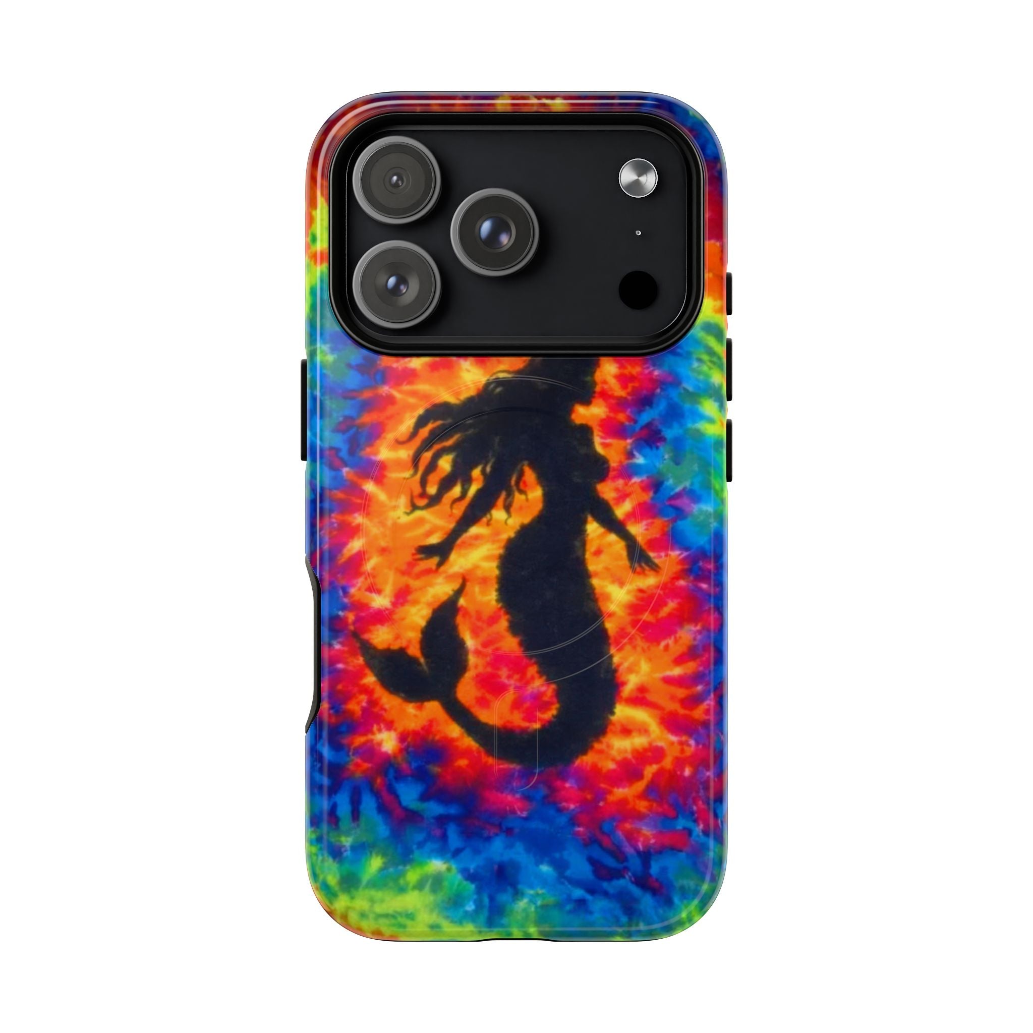 MERMAID COLORFUL SWIRL MAGNETIC PHONE CASE  - TLTW2105264