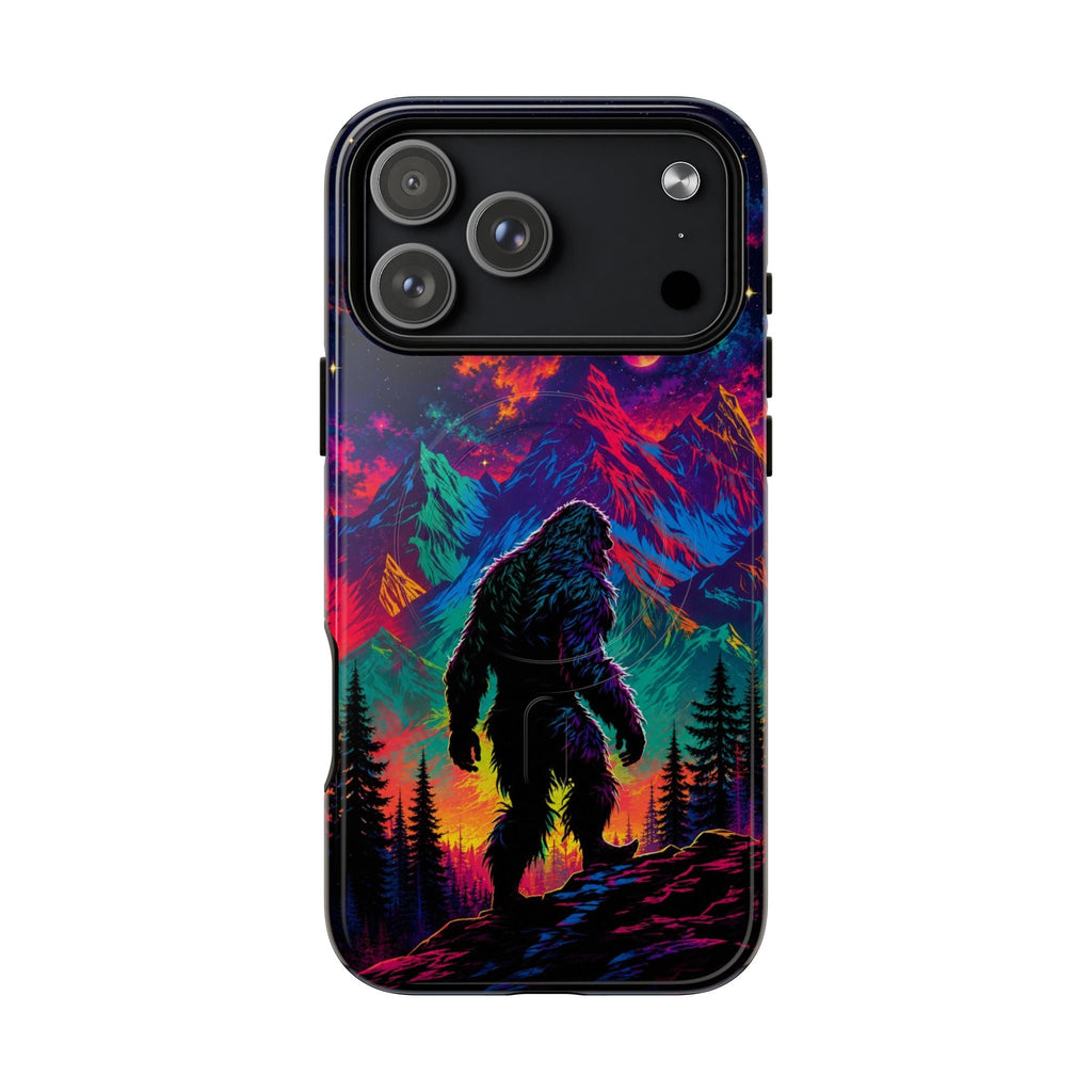 NEON WILDERNESS BIGFOOT MAGNETIC PHONE CASE   - TLHN1905264