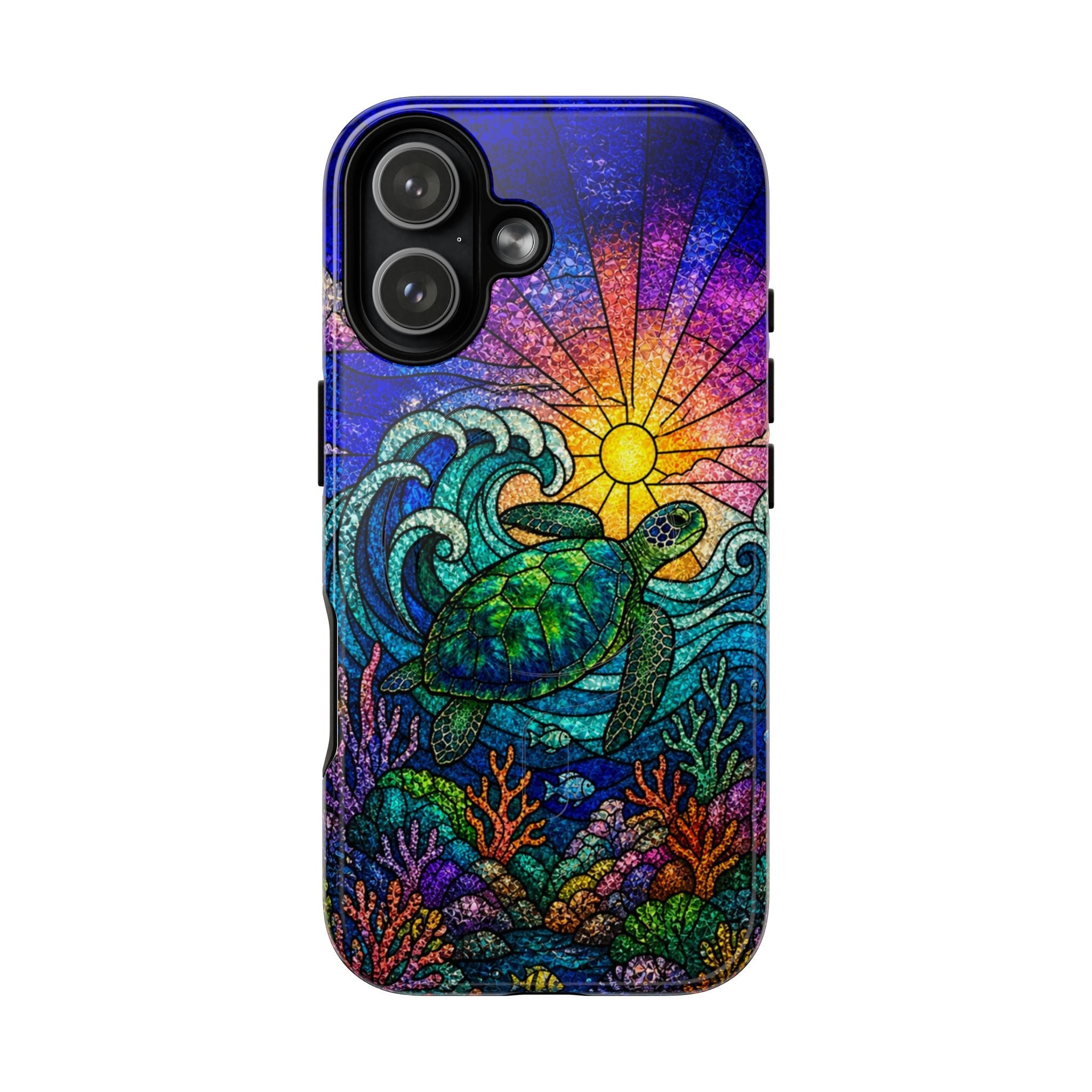 SEA TURTLE WAVES MAGNETIC PHONE CASE  - TLTW0505263