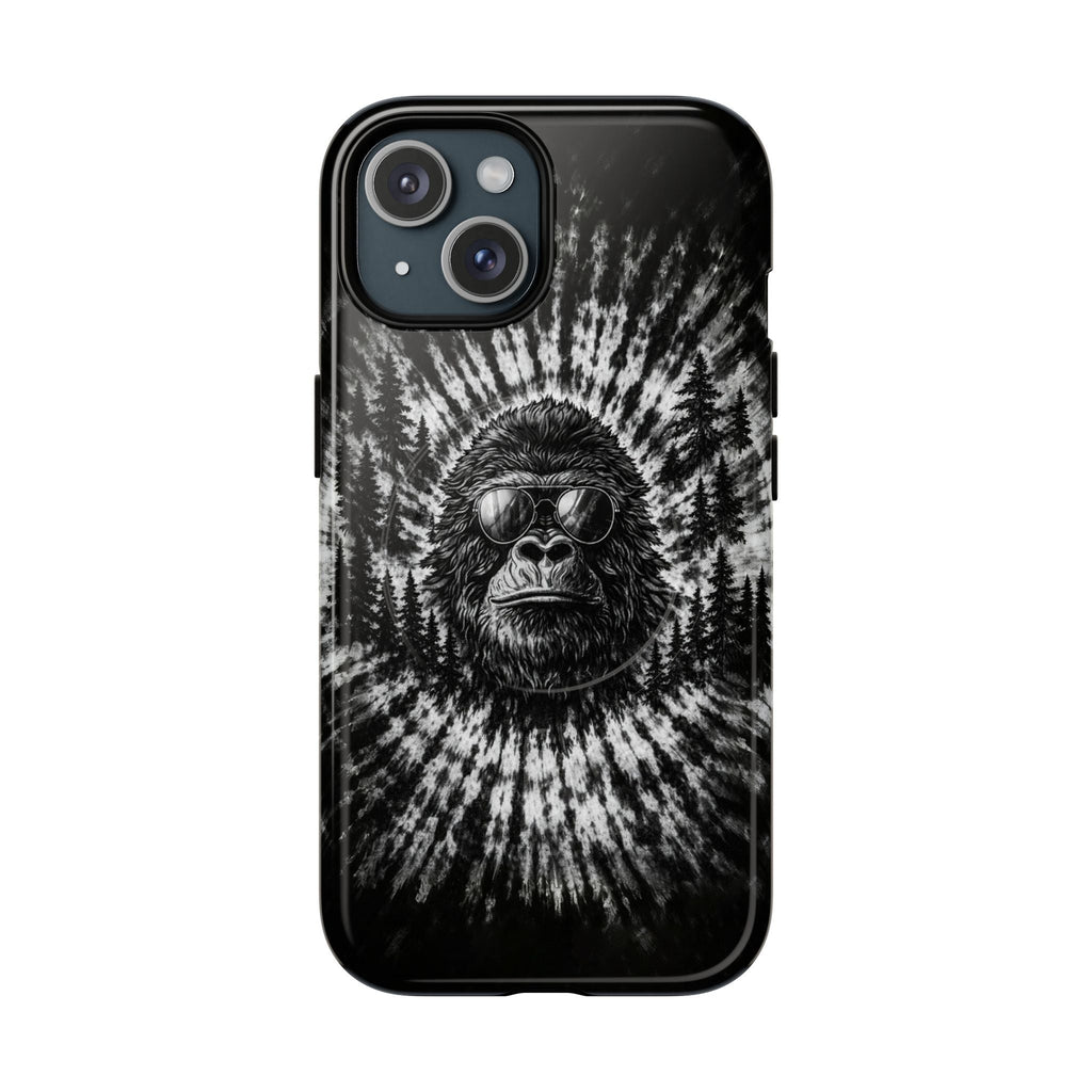 BIGFOOT BLACK & WHITE SWIRL MAGNETIC PHONE CASE  - TLTW2205262