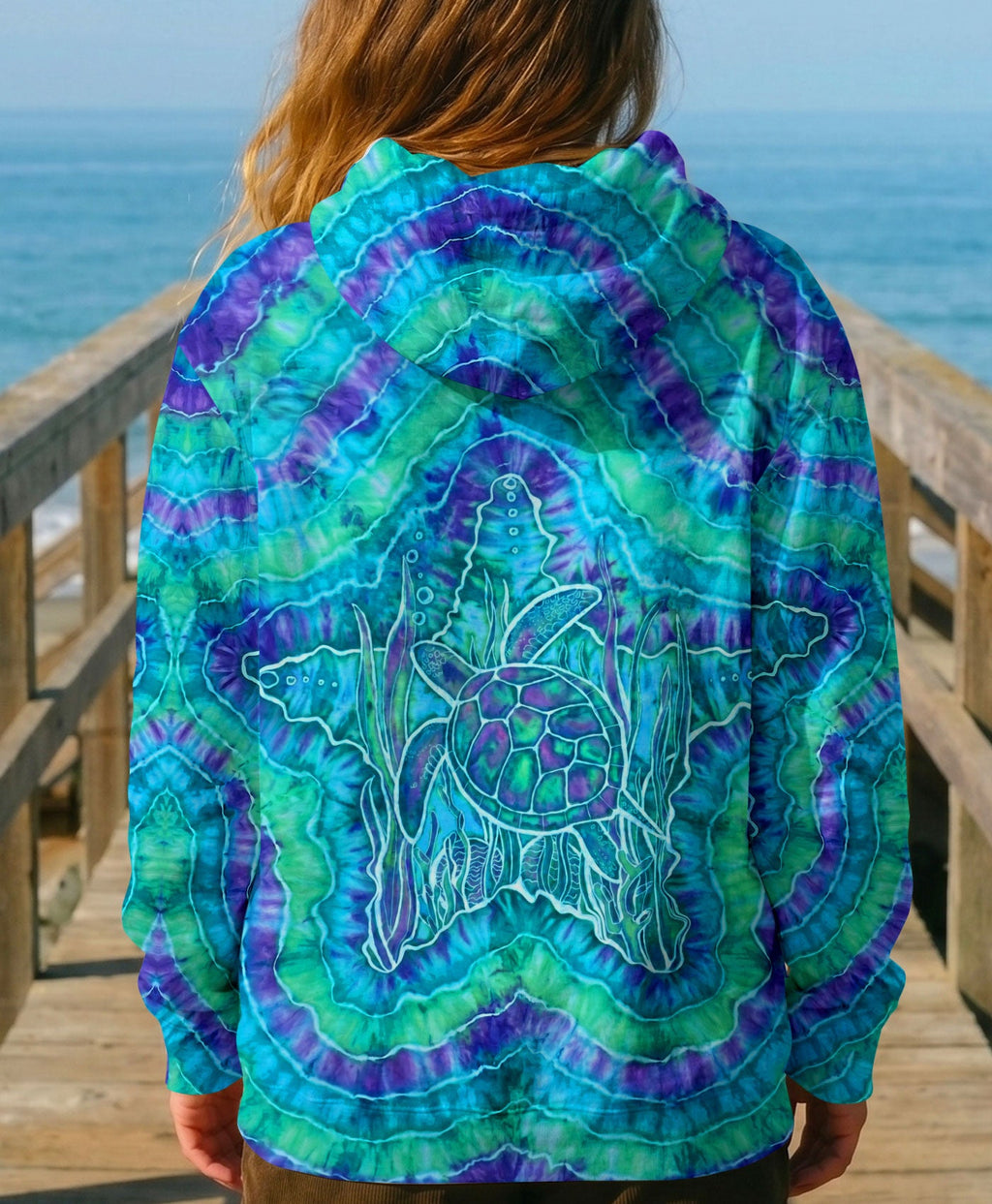 STARFISH TURTLE SWIRL ALL OVER PRINT - TLHN0307261