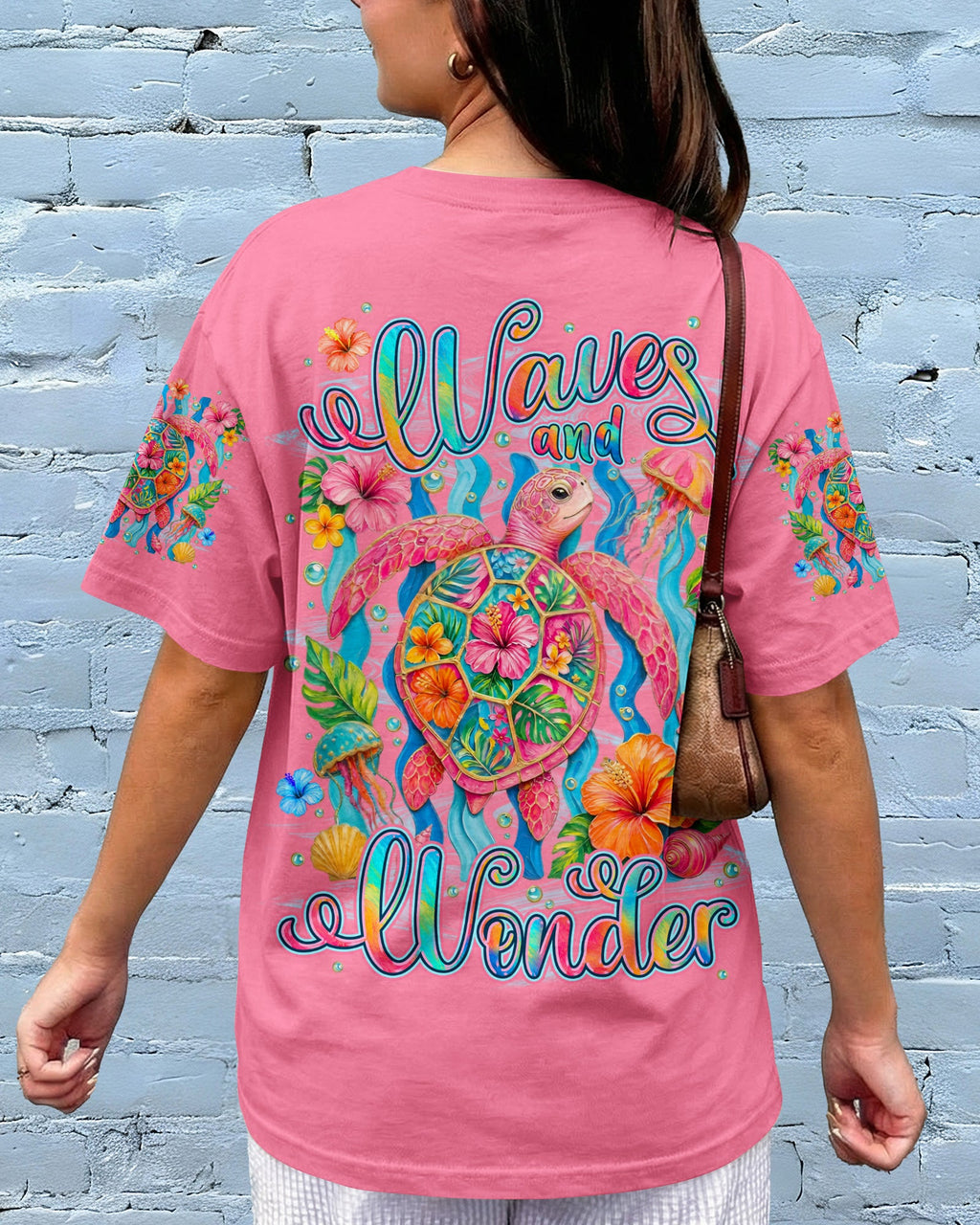WAVES AND WONDER TURTLE ALL OVER PRINT -TYLN1506261