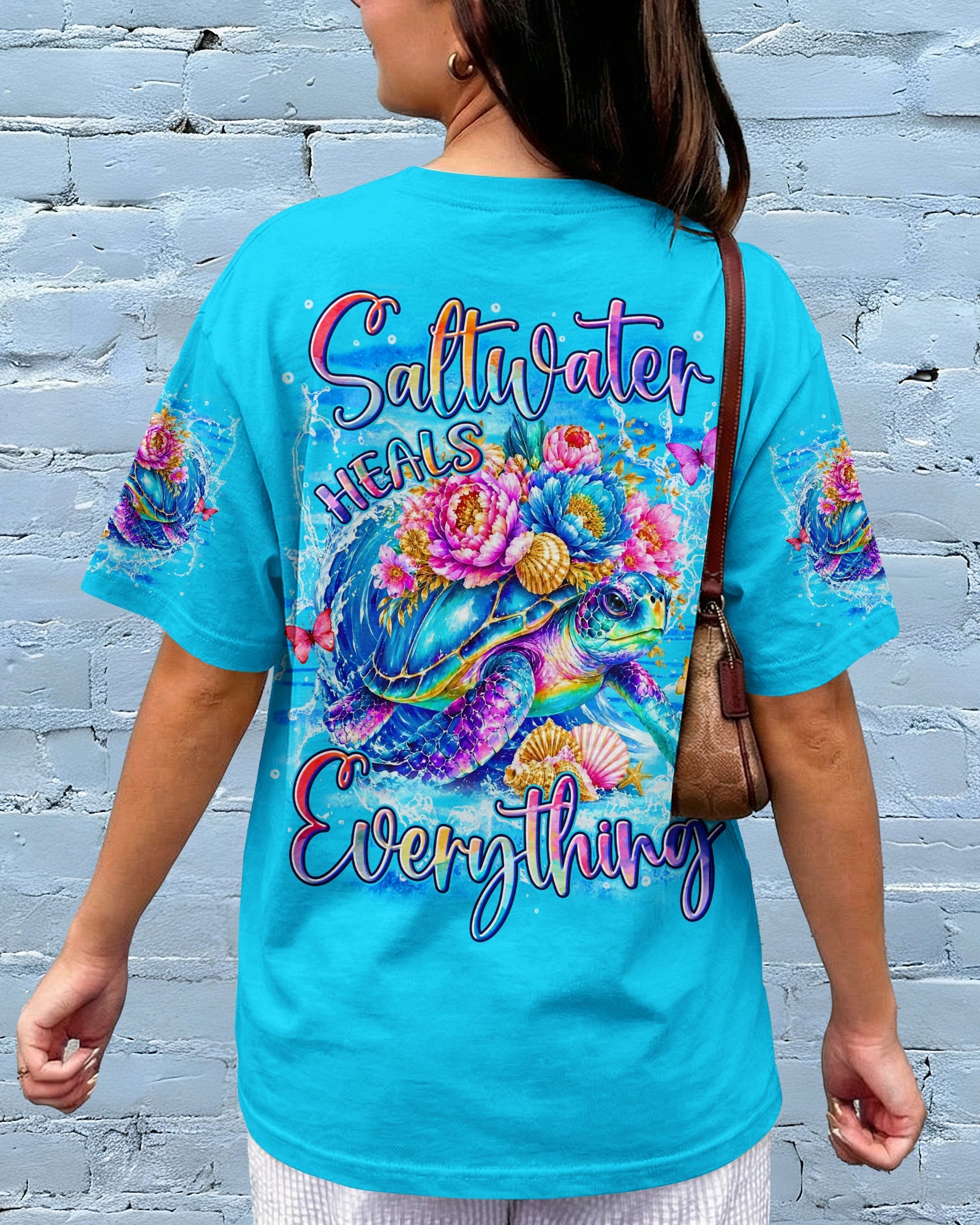 SALTWATER HEALS EVERYTHING TURTLE ALL OVER PRINT - TYLN0506263