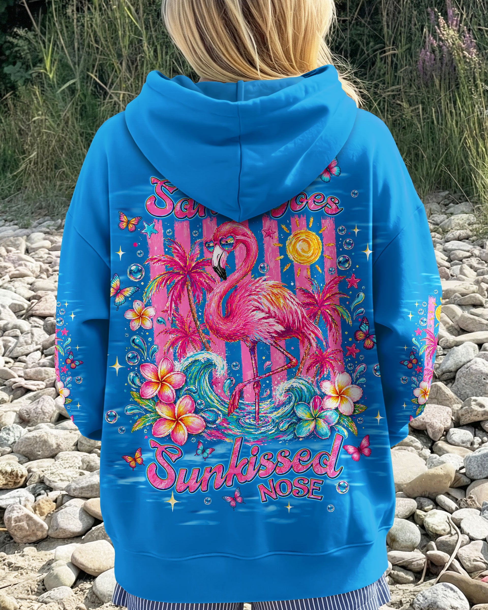 SANDY TOES SUNKISSED NOSE FLAMINGO  ALL OVER PRINT - TLNT0405263