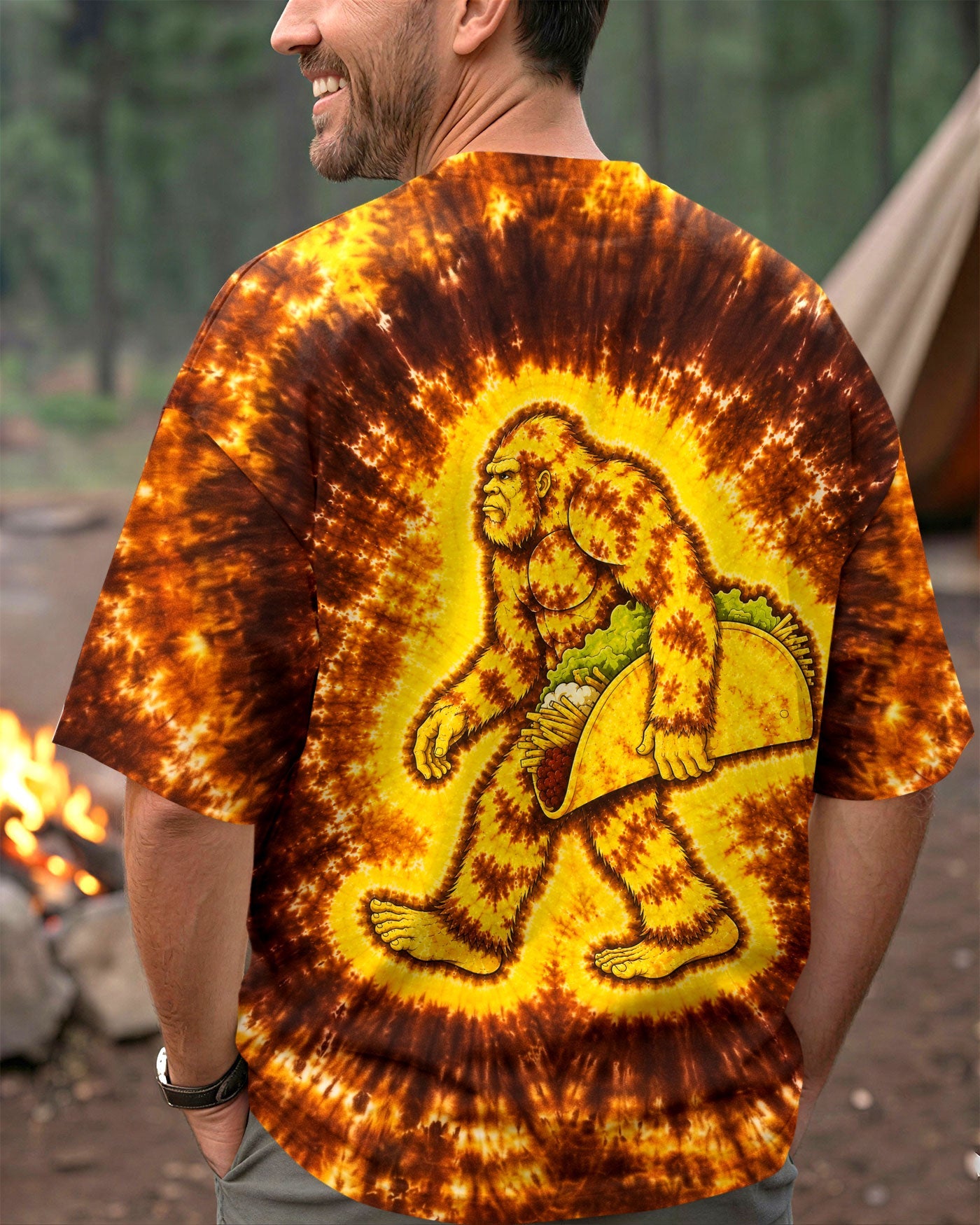 BIGFOOT TACO SWIRL ALL OVER PRINT  - TLHN2906262