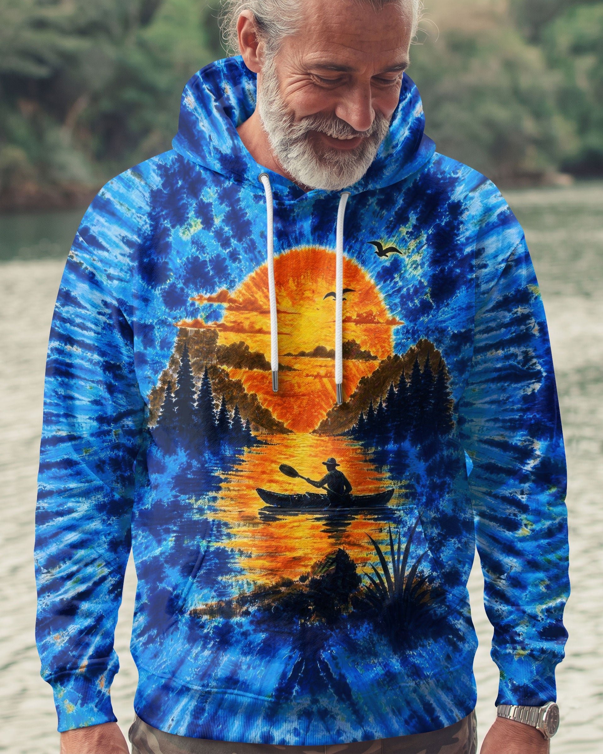 LAKE DAY SUNSET KAYAK ALL OVER PRINT - TLTW1505262
