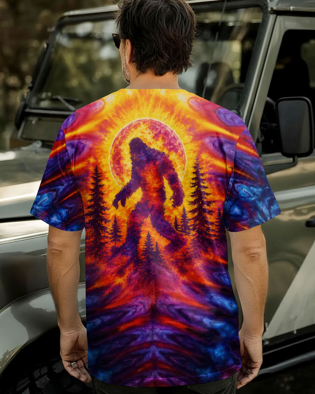 BIGFOOT UNDER MOON ALL OVER PRINT - TLTW1405261