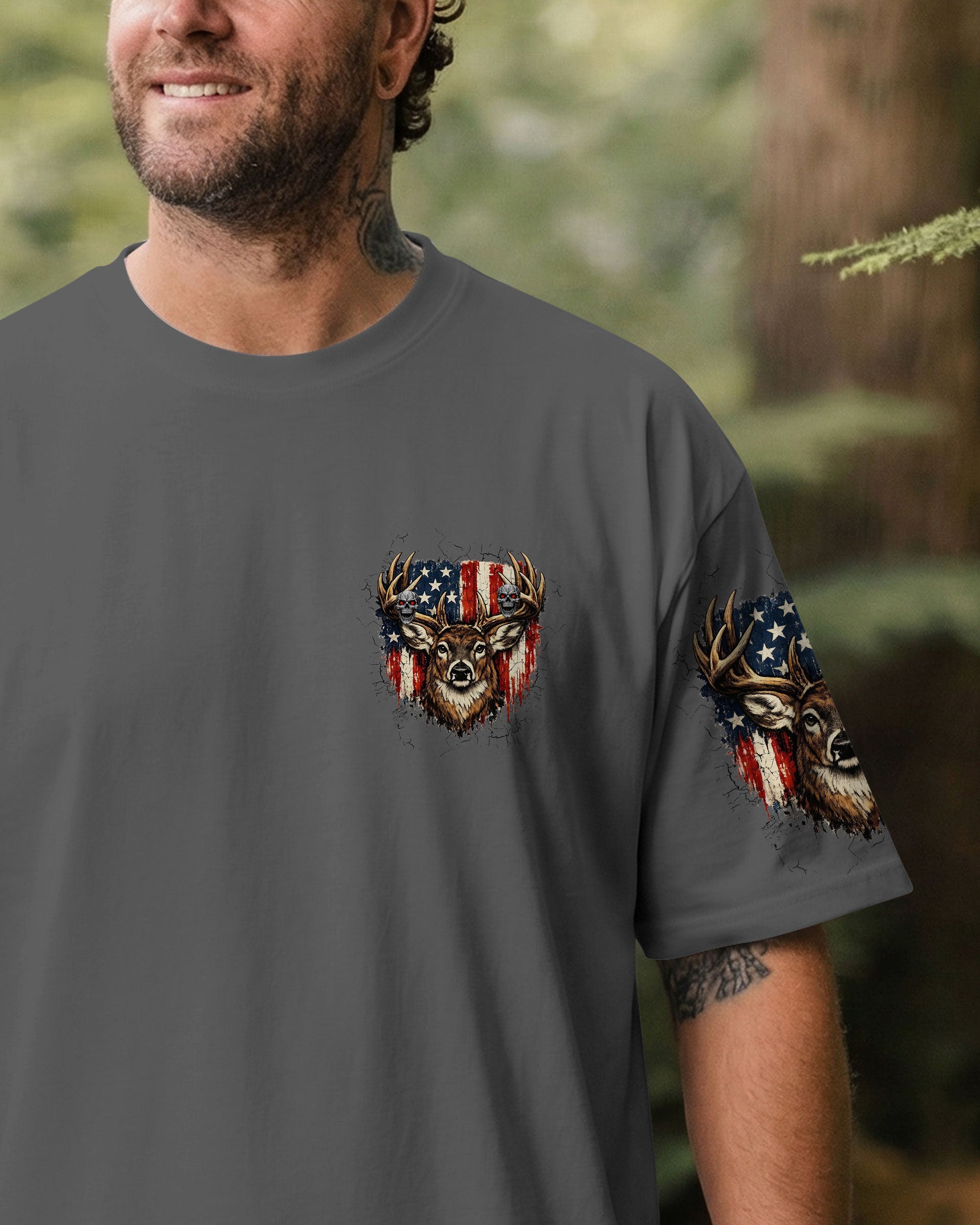 IF THIS FLAG OFFENDS YOU I'LL HELP YOU PACK DEER HUNTING  ALL OVER PRINT - TLTW0804262