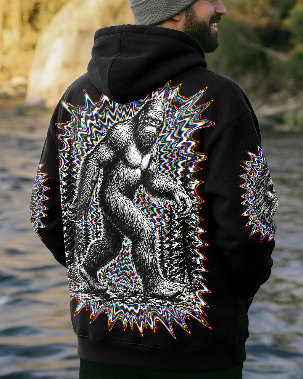 BIGFOOT GLITCH ALL OVER PRINT  - TLNT2805263