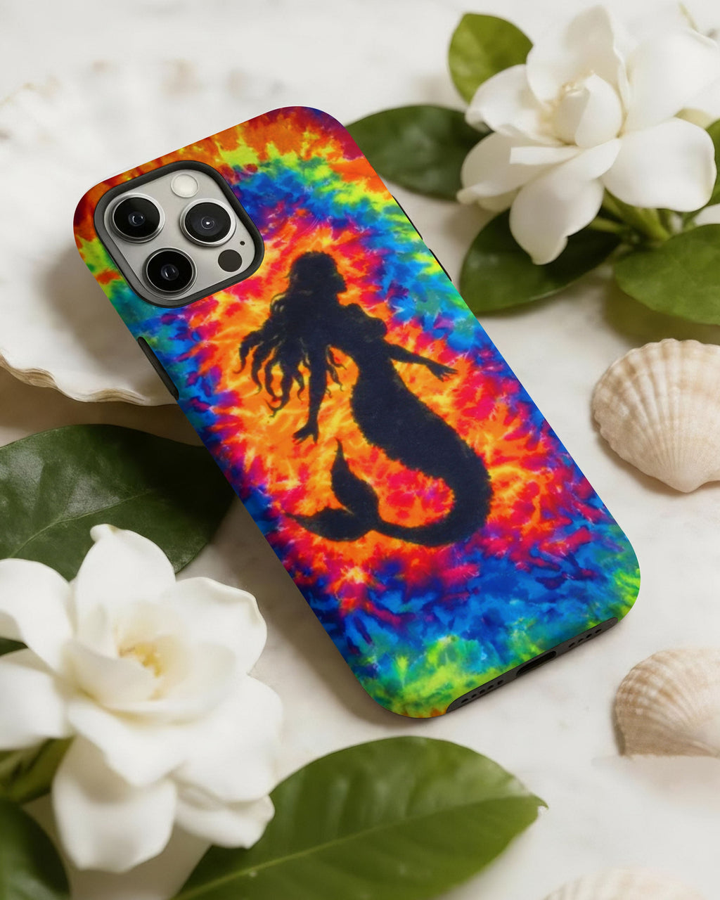MERMAID COLORFUL SWIRL PHONE CASE  - TLTW2105264