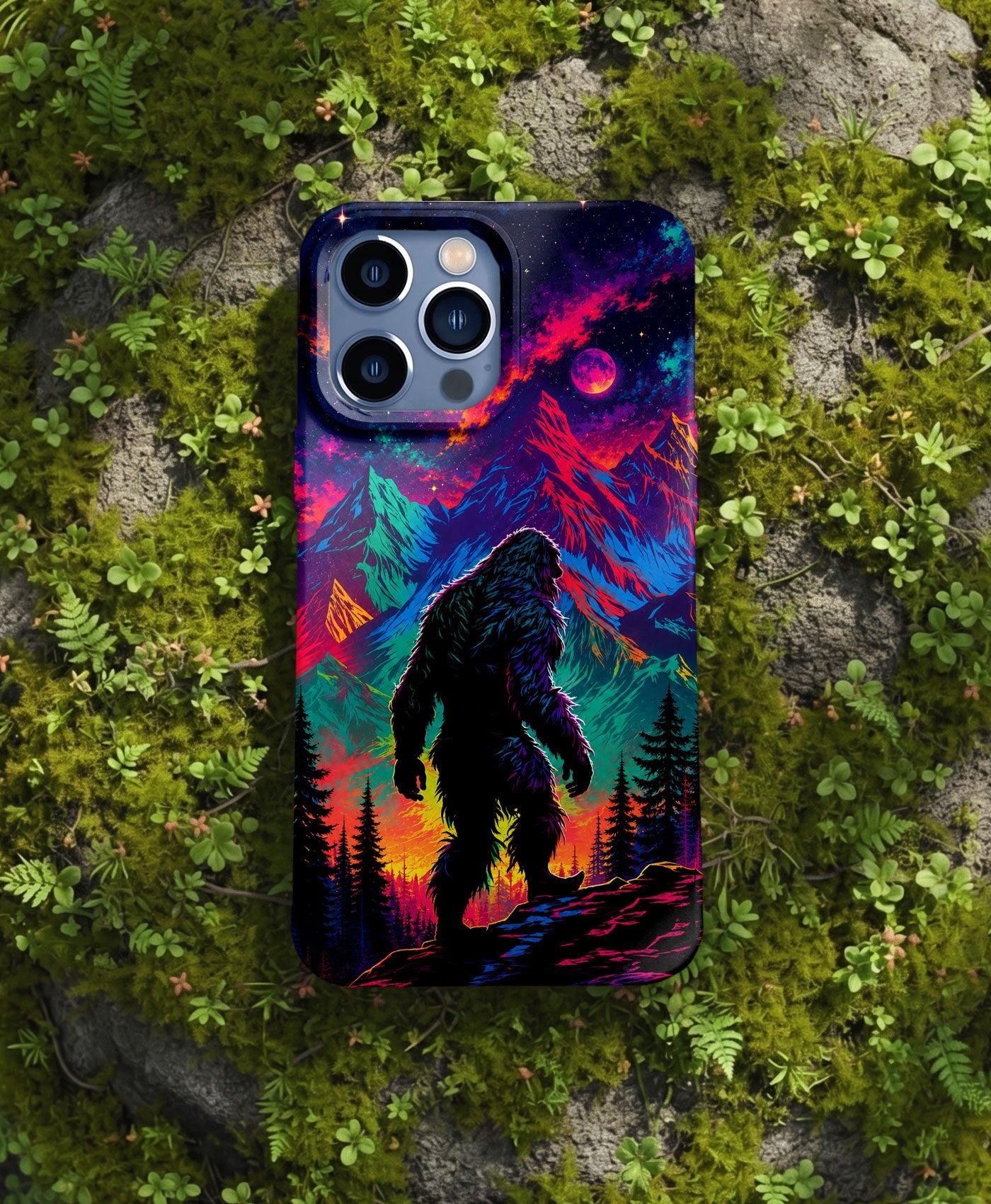 NEON WILDERNESS BIGFOOT PHONE CASE   - TLHN1905264