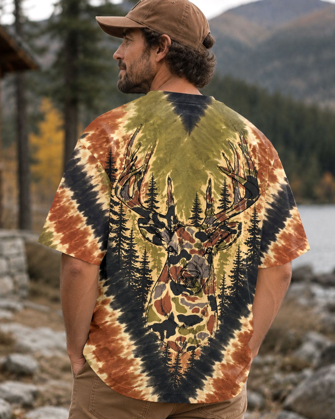DEER HUNTING CAMOUFLAGE V PATTERN ALL OVER PRINT  - TLHN0607262