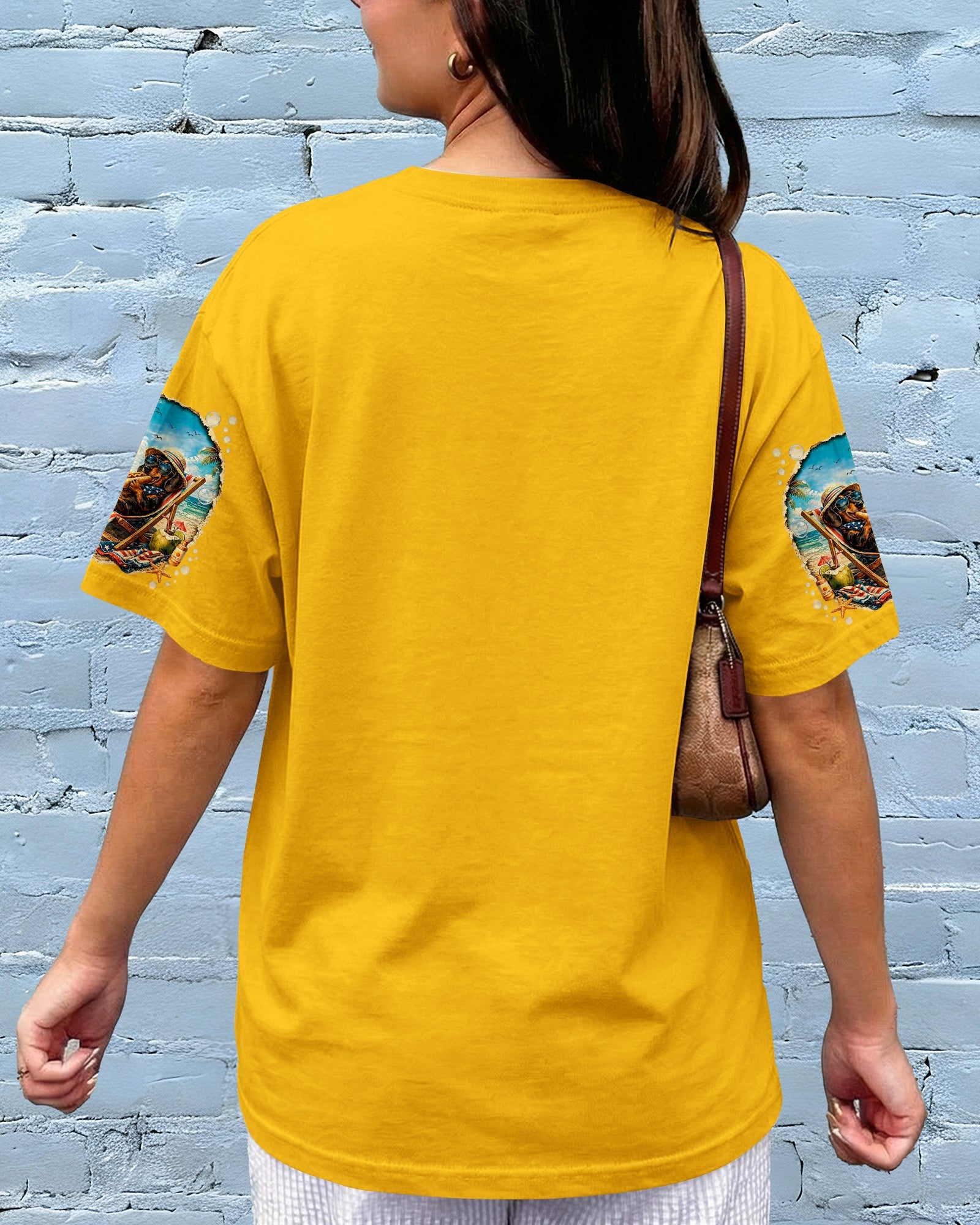 HOT DOG SUMMER DACHSHUND DOG ALL OVER PRINT  - TLHG0605261