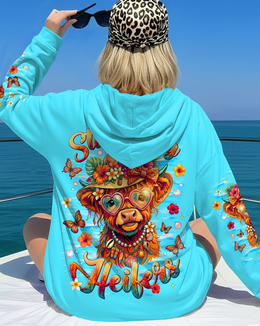 STAY SALTY HEIFERS COW BEACH ALL OVER PRINT  - TLNT1805261