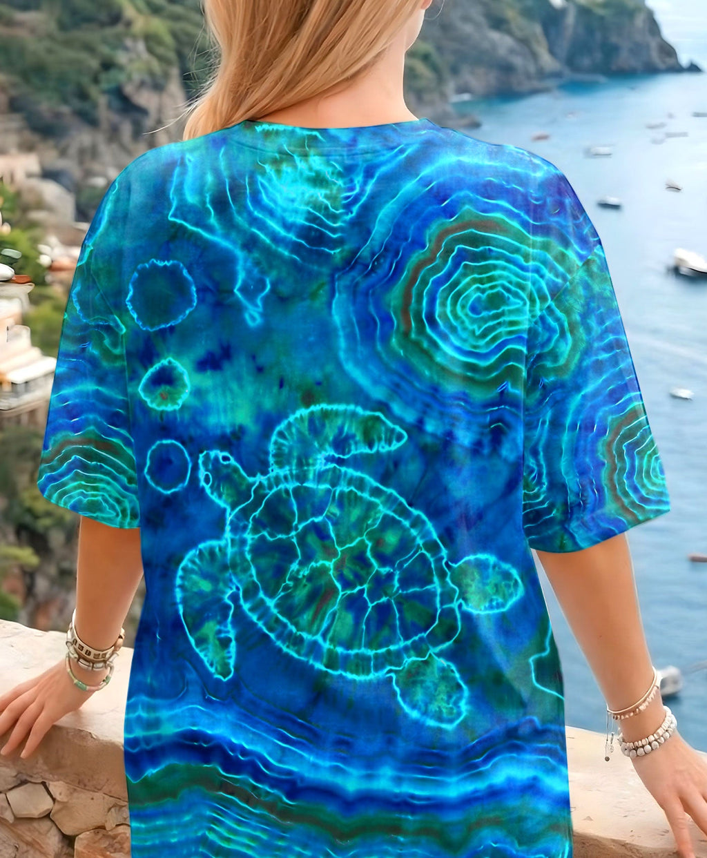 TURTLE UNDERSEA ALL OVER PRINT - TLHN2004261