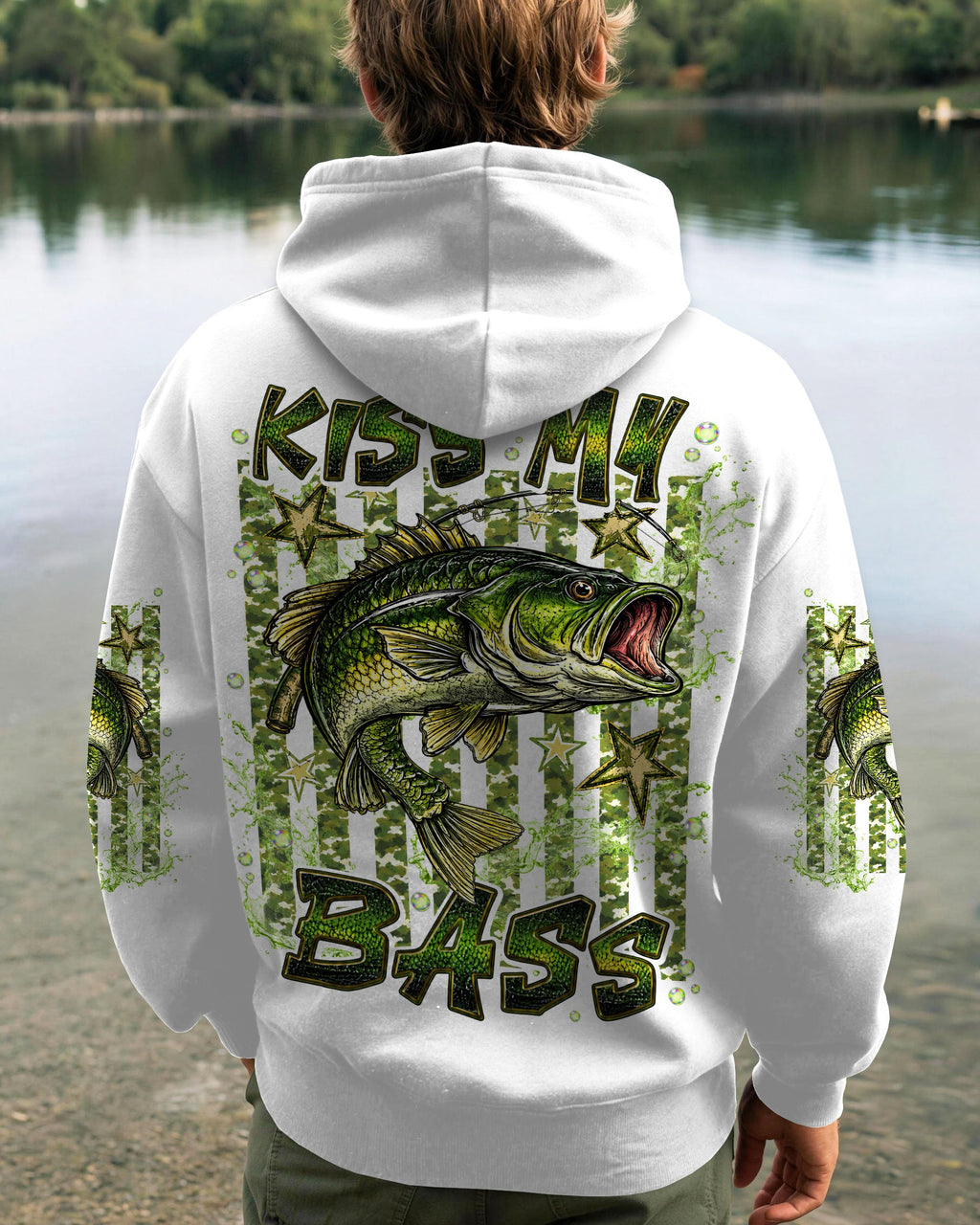 KISS MY BASS FISHING  ALL OVER PRINT - TLNT2905261