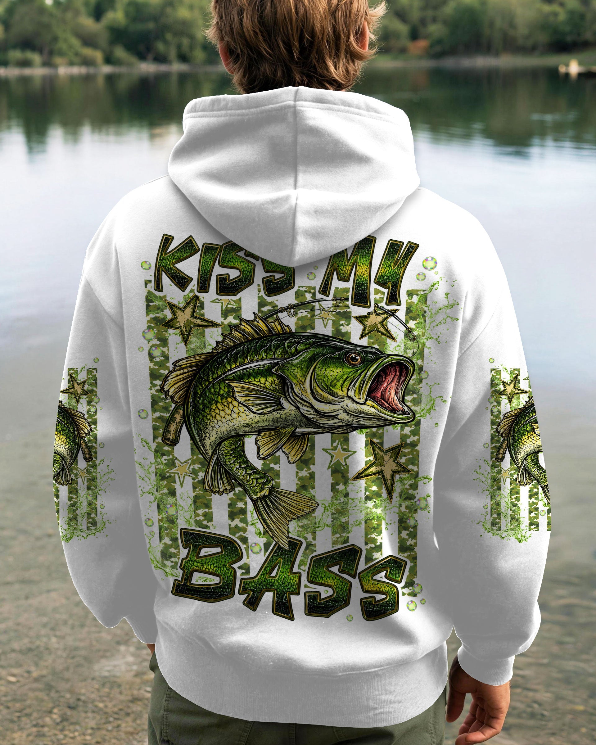 KISS MY BASS FISHING  ALL OVER PRINT - TLNT2905261