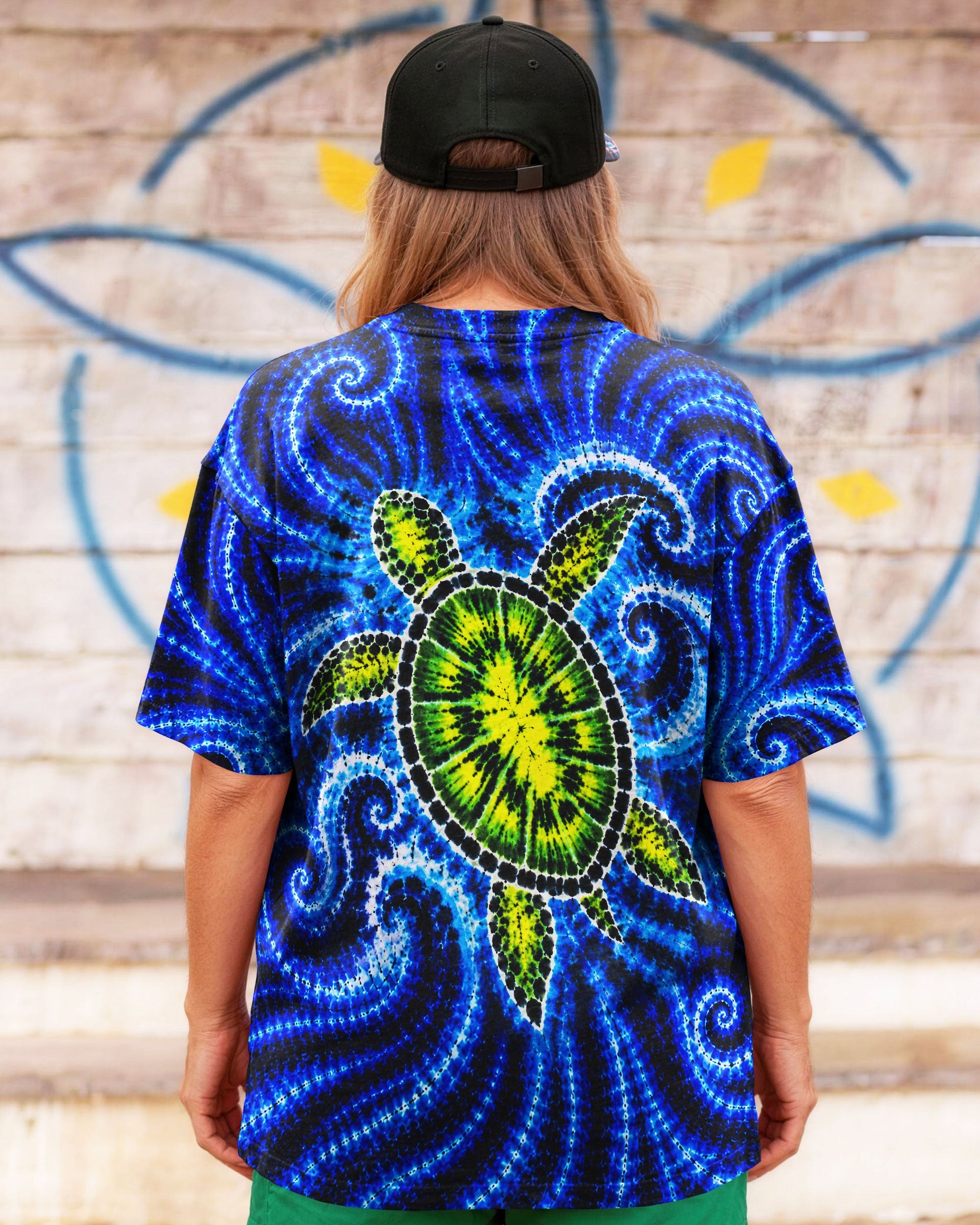 SEA TURTLE  WAVES ALL OVER PRINT - TLNT1105263
