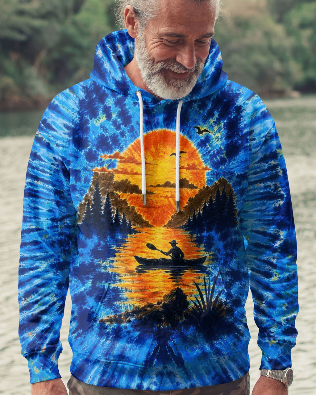 LAKE DAY SUNSET KAYAK ALL OVER PRINT - TLTW1505262