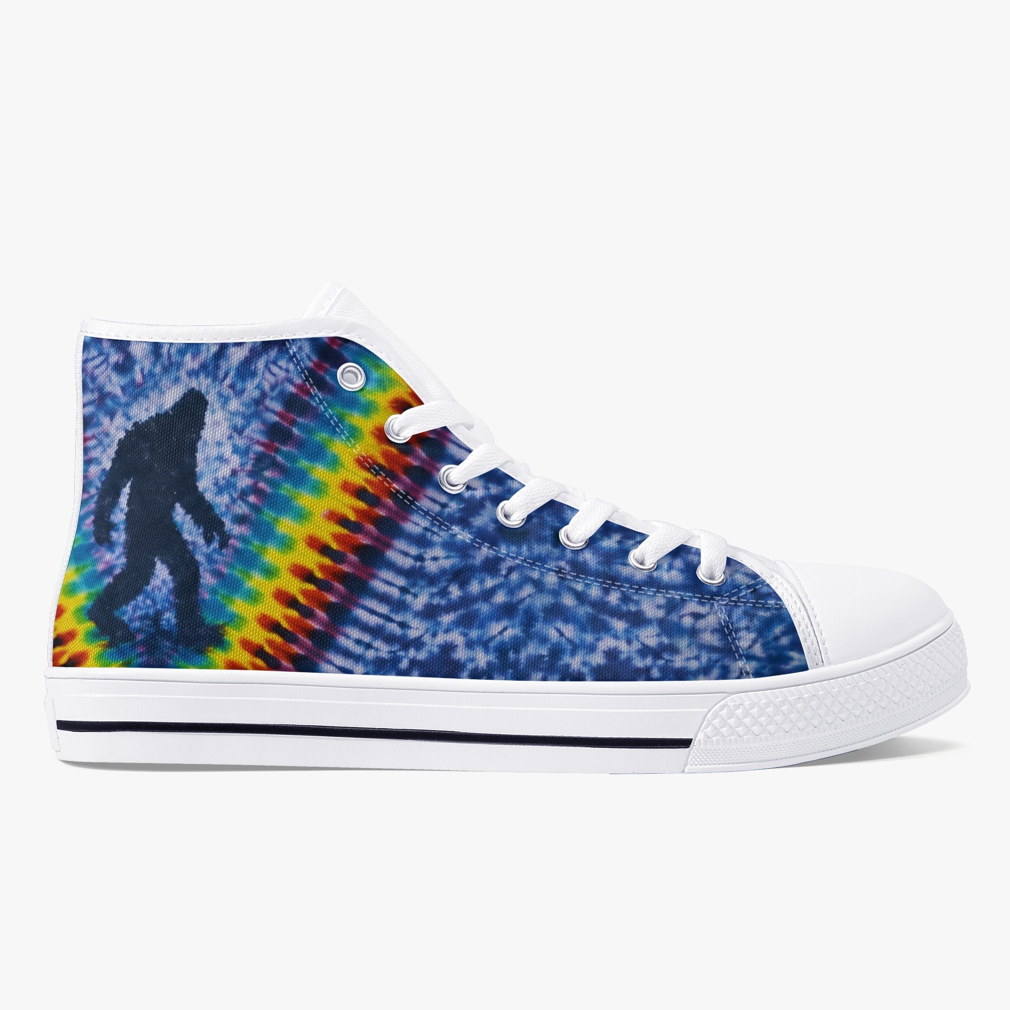 BIGFOOT V COLORFUL PATTERN HIGH TOP CANVAS SHOES   - TLNO1505262
