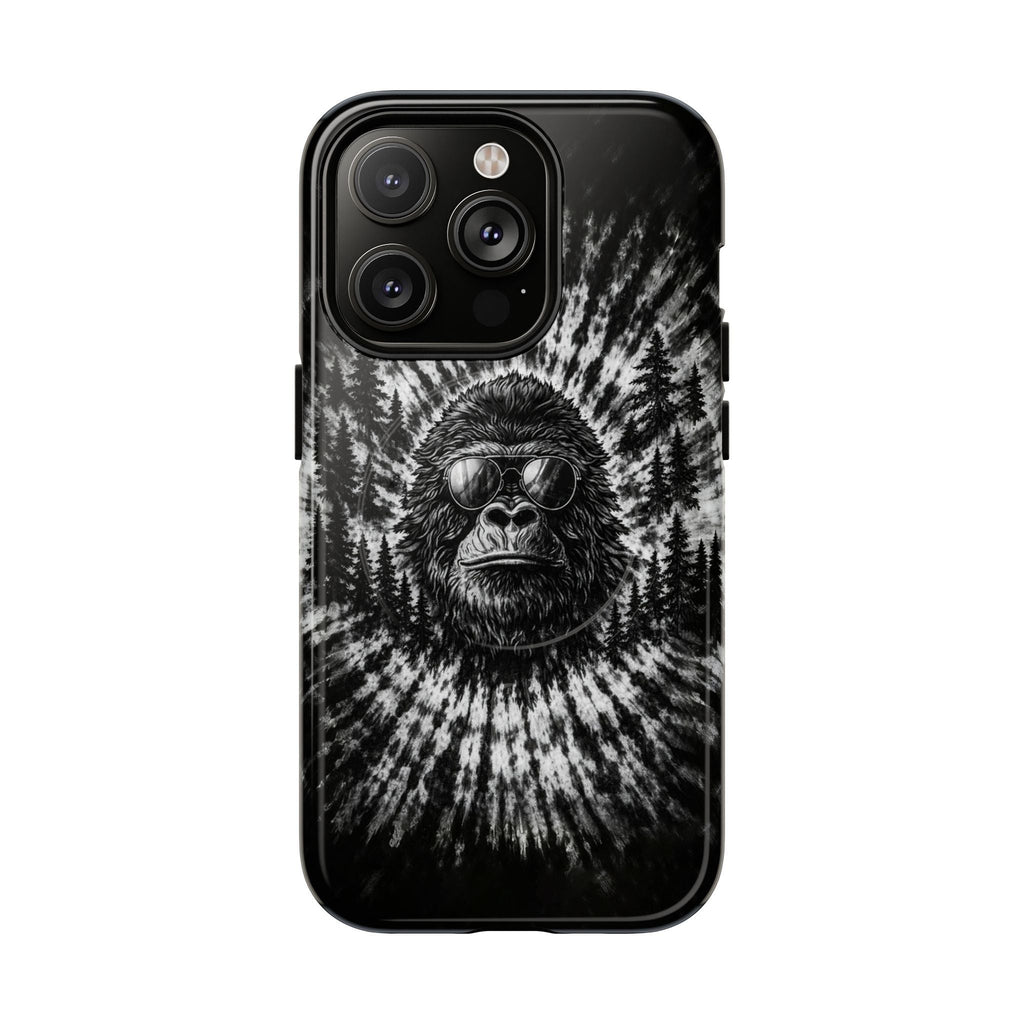 BIGFOOT BLACK & WHITE SWIRL MAGNETIC PHONE CASE  - TLTW2205262