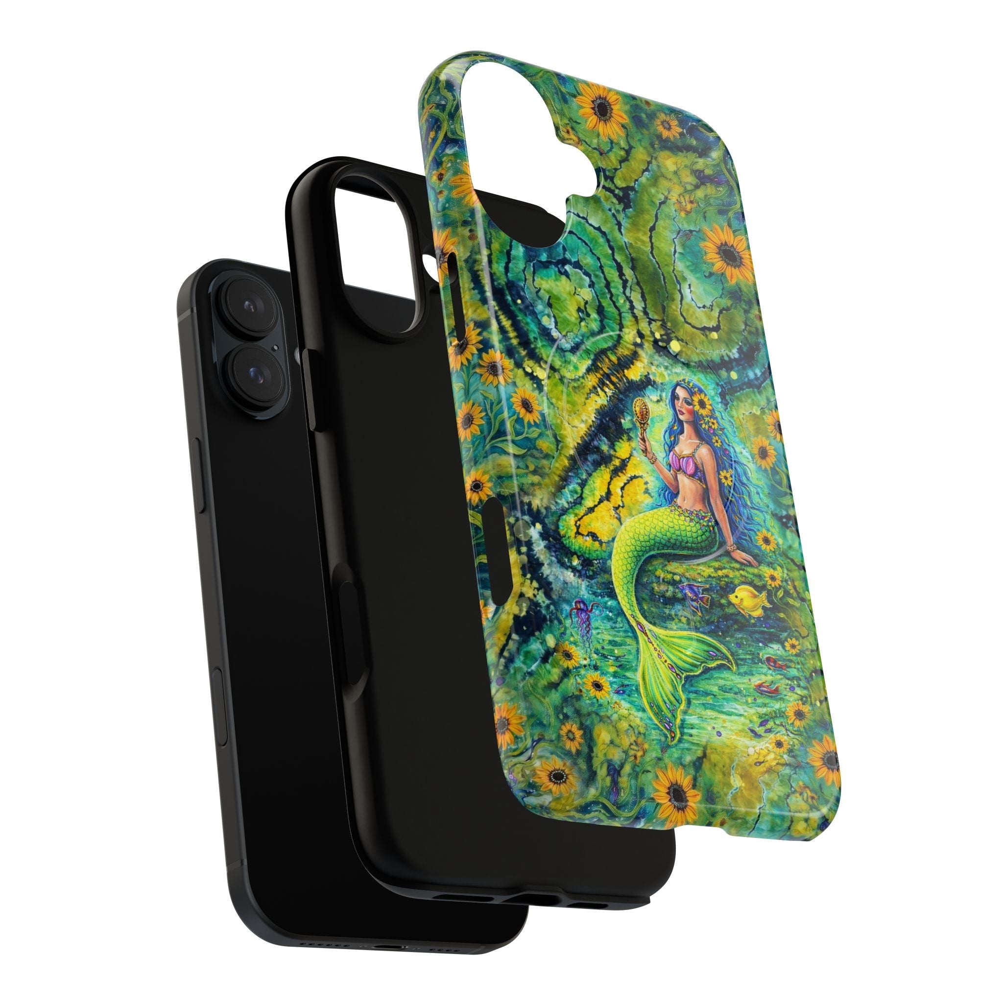 SEASIDE SOUL MERMAID MAGNETIC PHONE CASE  - TLNT2804261