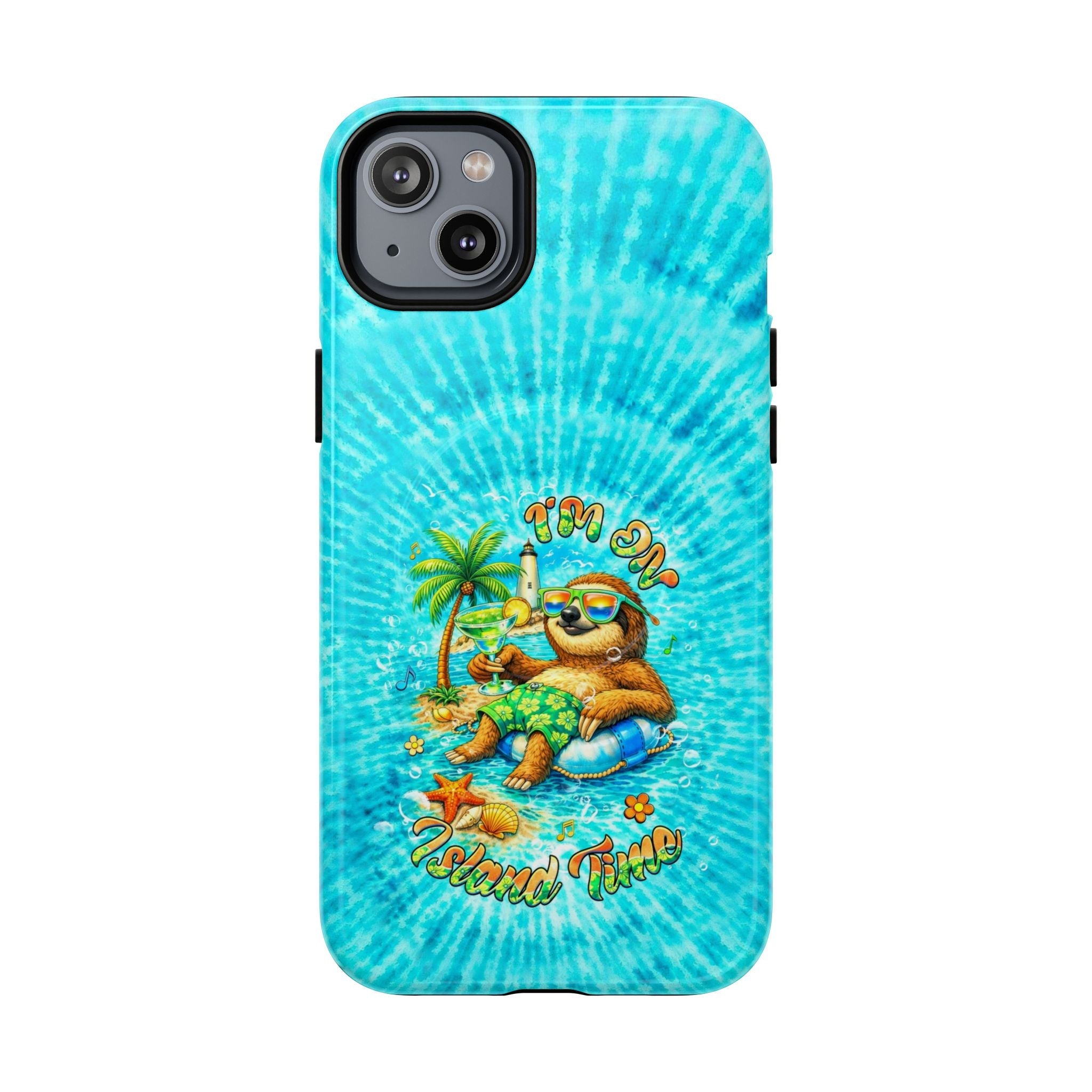 I'M ON ISLAND TIME SLOTH MAGNETIC  PHONE CASE  - TLHG1205264