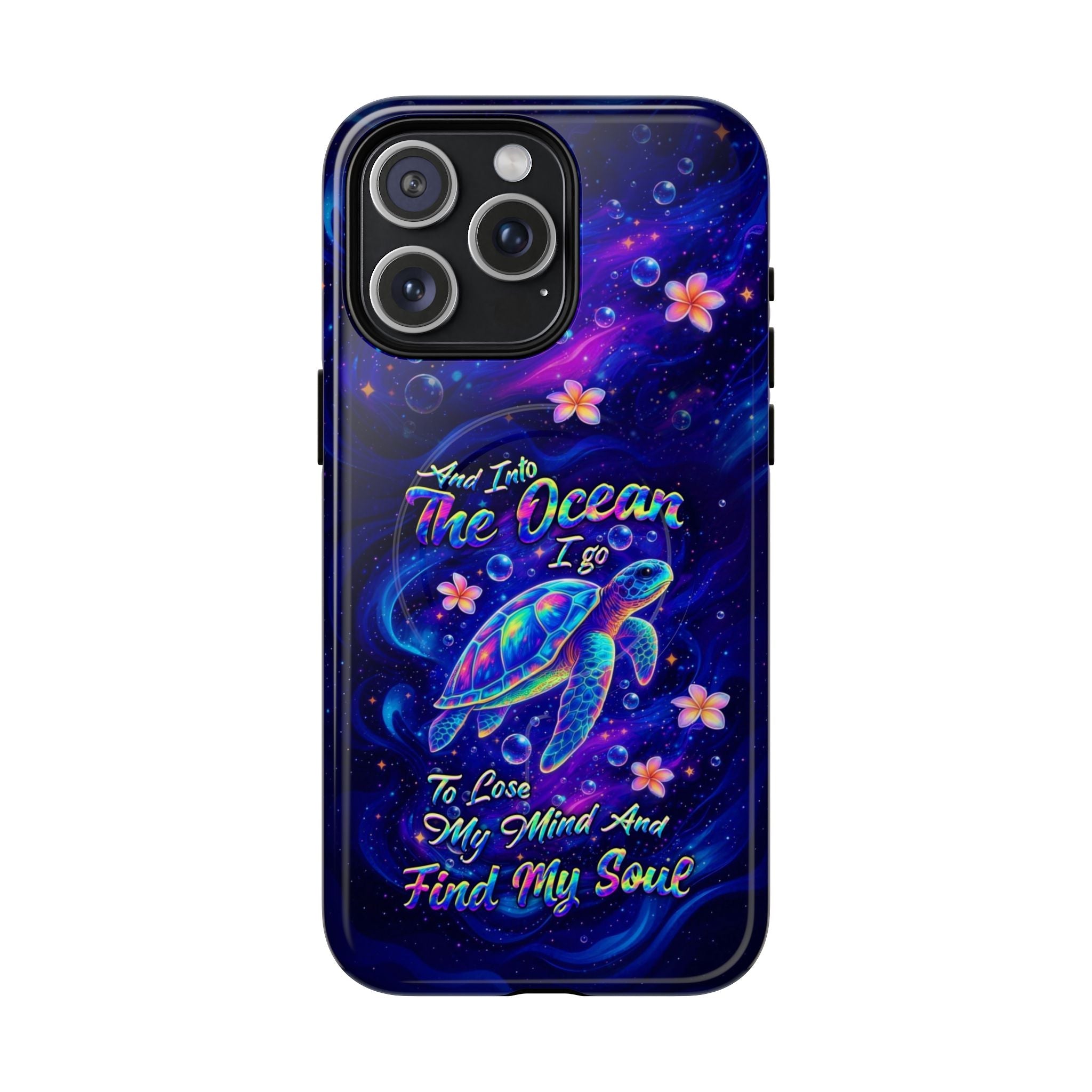 AND INTO THE OCEAN I GO TURTLE MAGNETIC PHONE CASE  - TLHG1504262