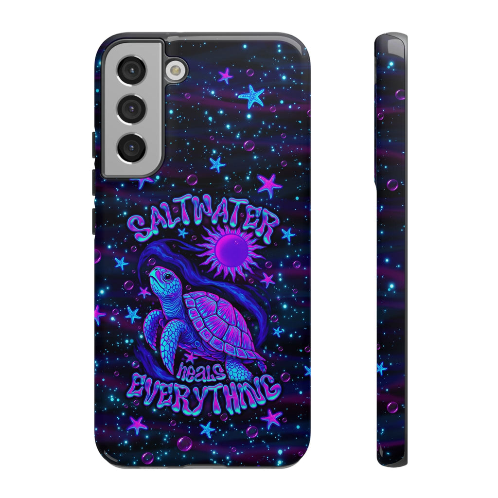 SALTWATER HEALS EVERYTHING TURTLE PHONE CASE  - TLNO1304262