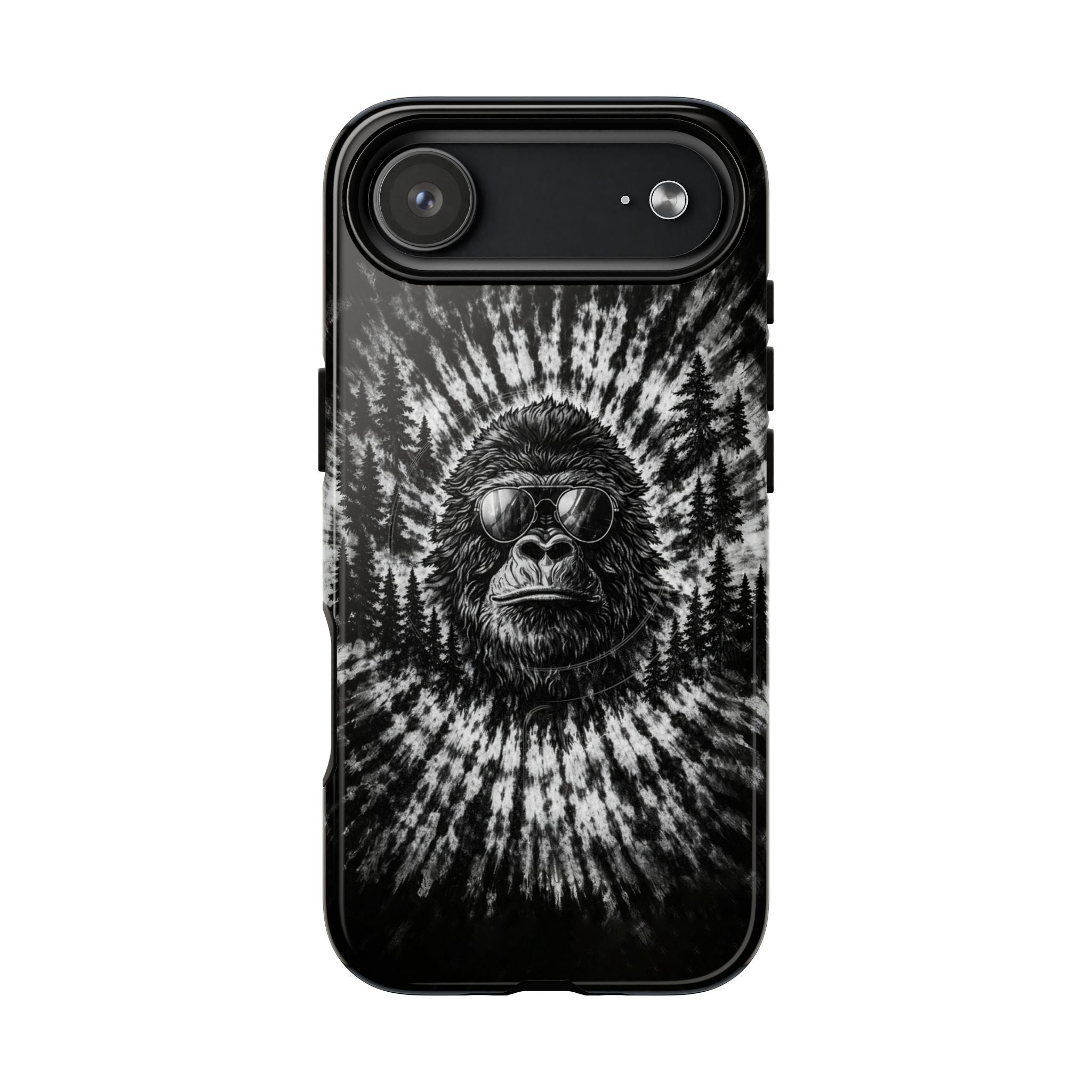 BIGFOOT BLACK & WHITE SWIRL MAGNETIC PHONE CASE  - TLTW2205262
