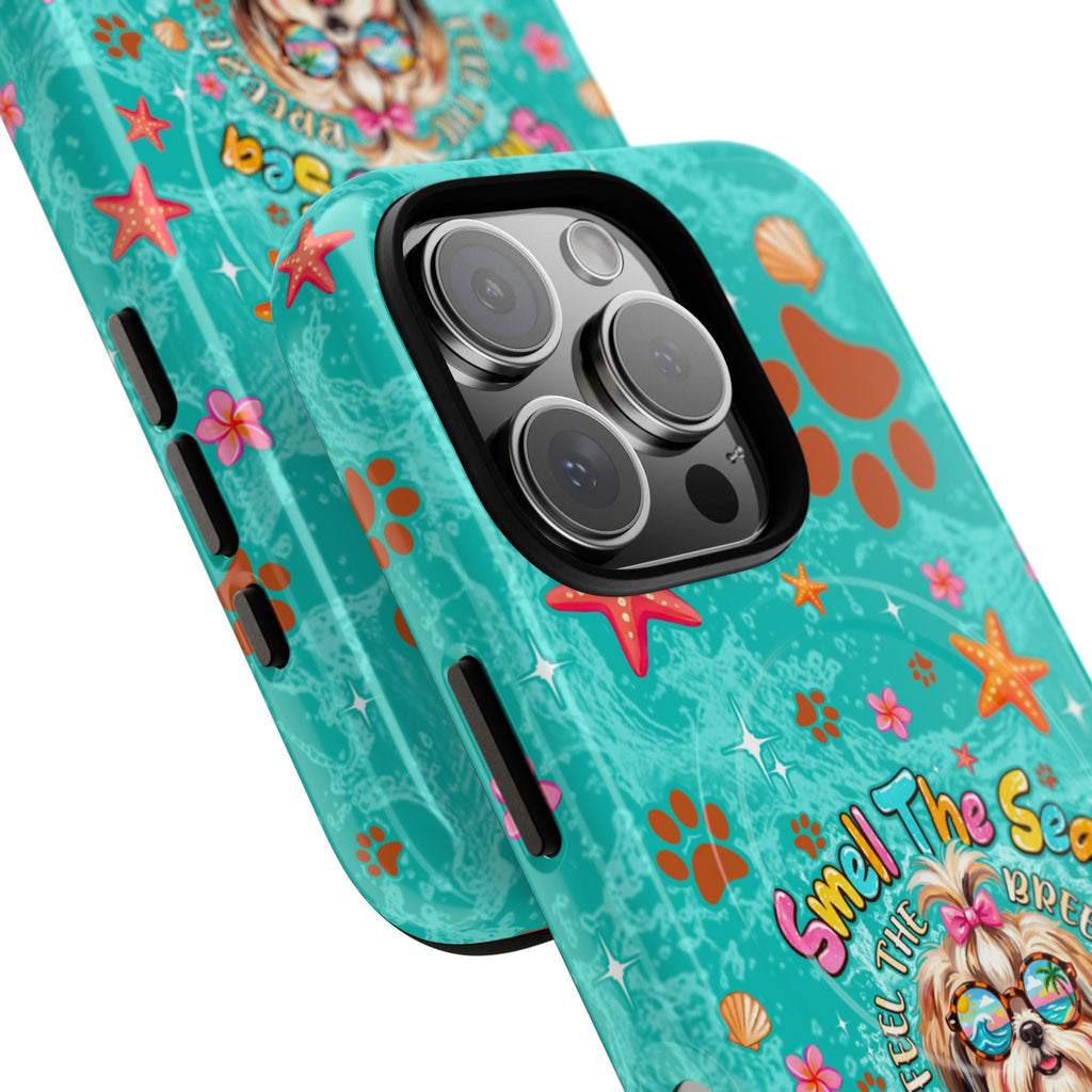 SMELL THE SEA SHIH TZU DOG MAGNETIC PHONE CASE - TYPQ0106262