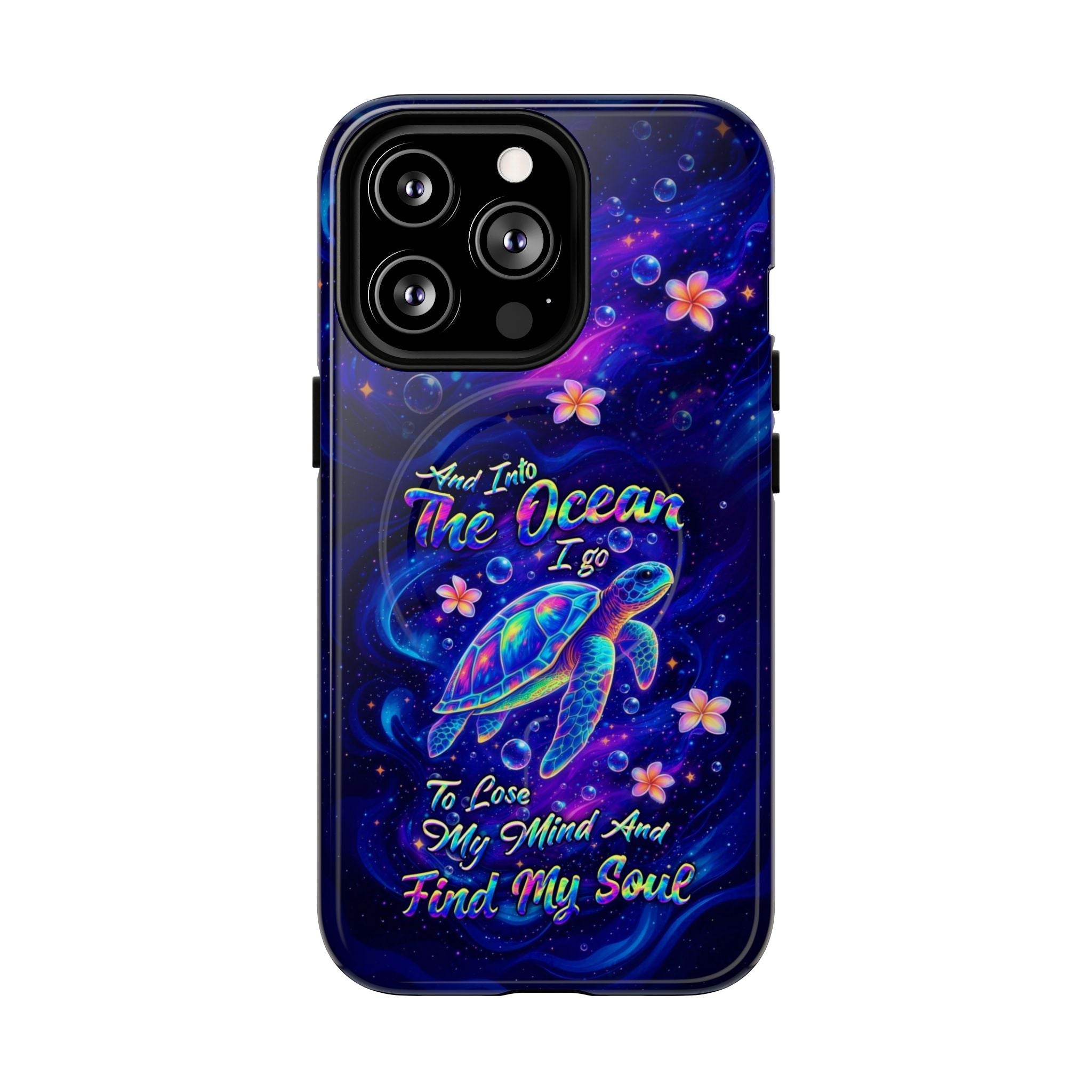 AND INTO THE OCEAN I GO TURTLE MAGNETIC PHONE CASE  - TLHG1504262
