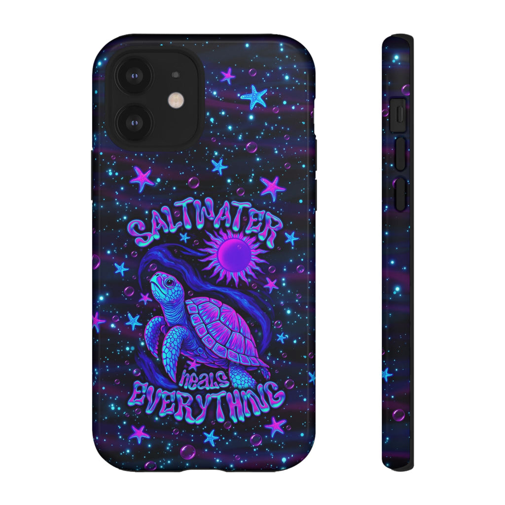 SALTWATER HEALS EVERYTHING TURTLE PHONE CASE  - TLNO1304262