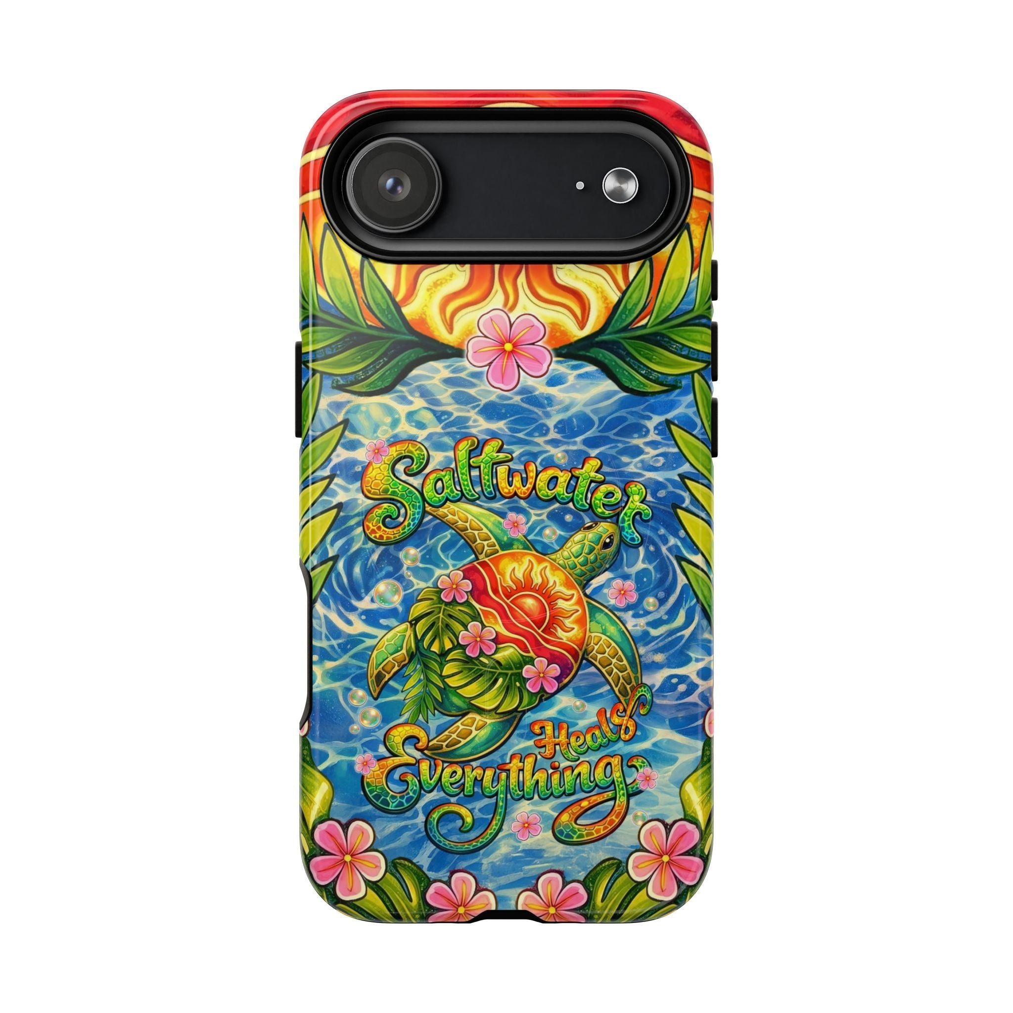 SALTWATER HEALS EVERYTHING TURTLE MAGNETIC PHONE CASE - TLNT1704262