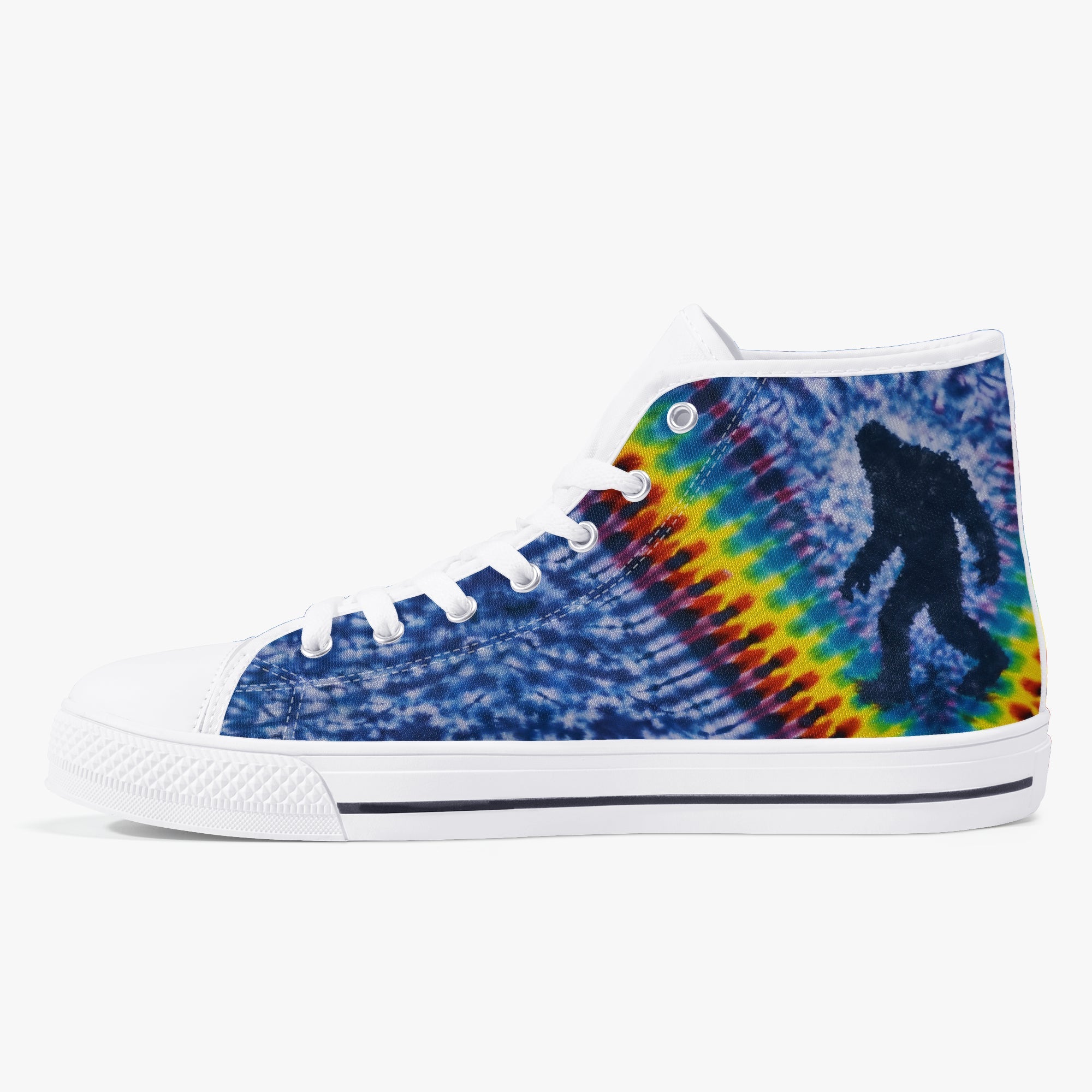 BIGFOOT V COLORFUL PATTERN HIGH TOP CANVAS SHOES   - TLNO1505262