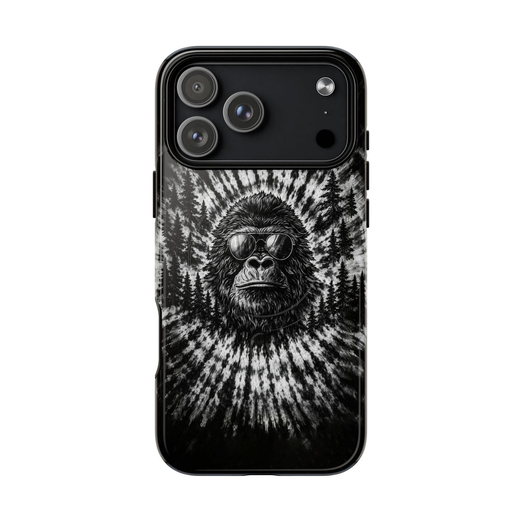 BIGFOOT BLACK & WHITE SWIRL MAGNETIC PHONE CASE  - TLTW2205262