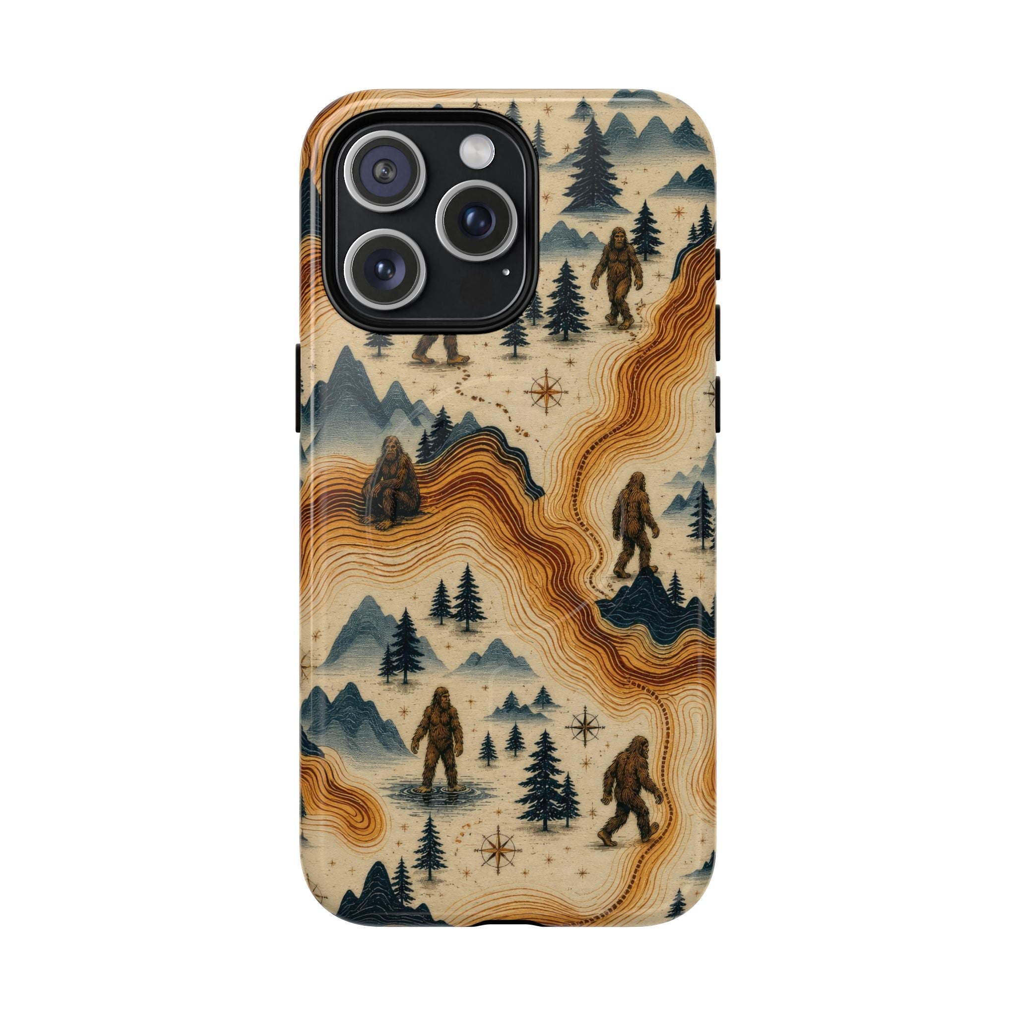BIGFOOT VINTAGE LANDSCAPE MAGNETIC PHONE CASE - TLNO0307261