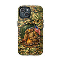 BIGFOOT CAMPFIRE CAMOUFLAGE MAGNETIC PHONE CASE   - TLHN1604264