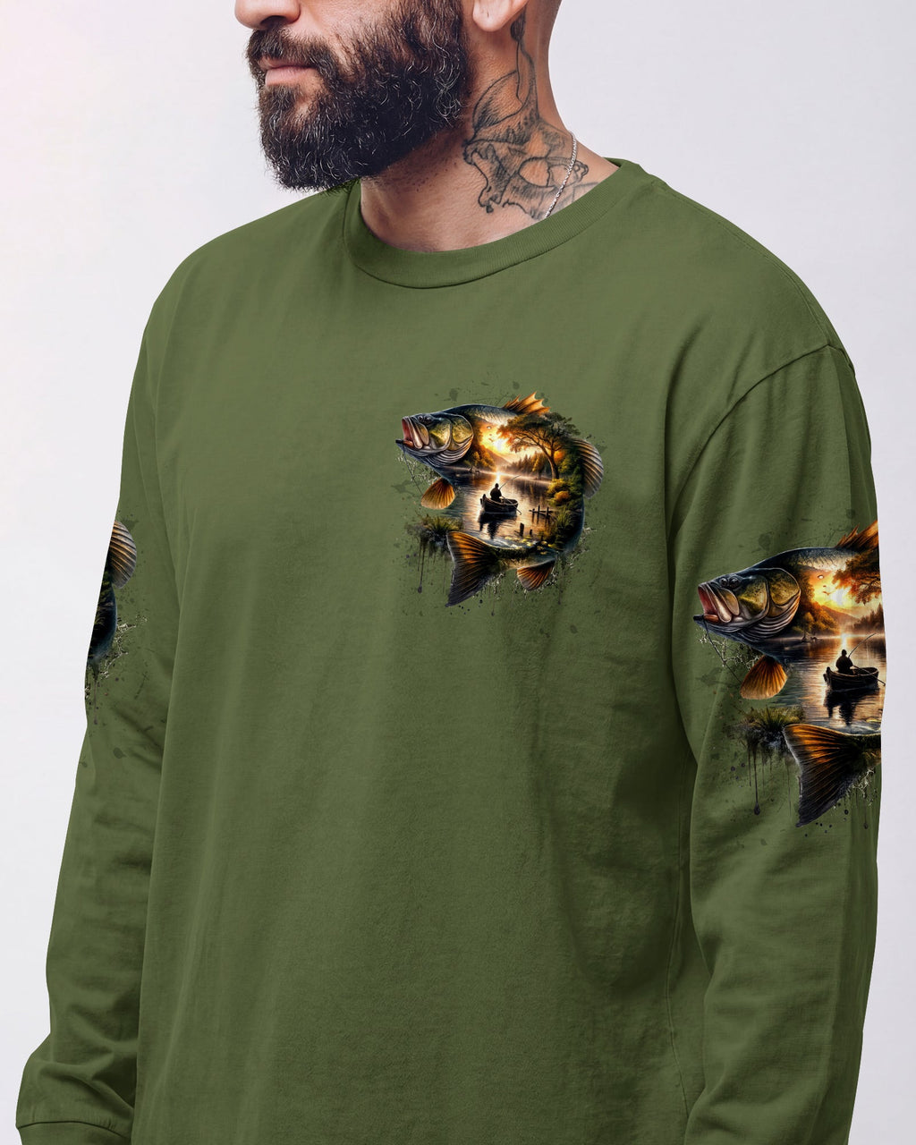 IT'S LAKE TIME FISHING ALL OVER PRINT - TLTW1305263