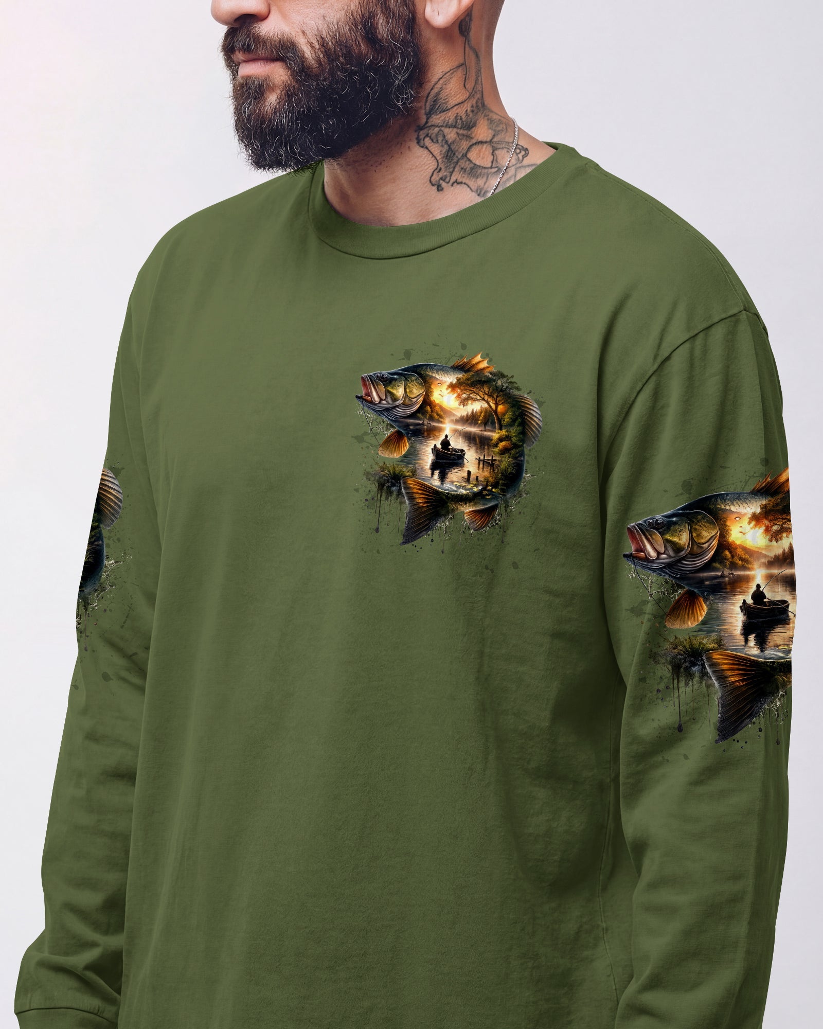 IT'S LAKE TIME FISHING ALL OVER PRINT - TLTW1305263